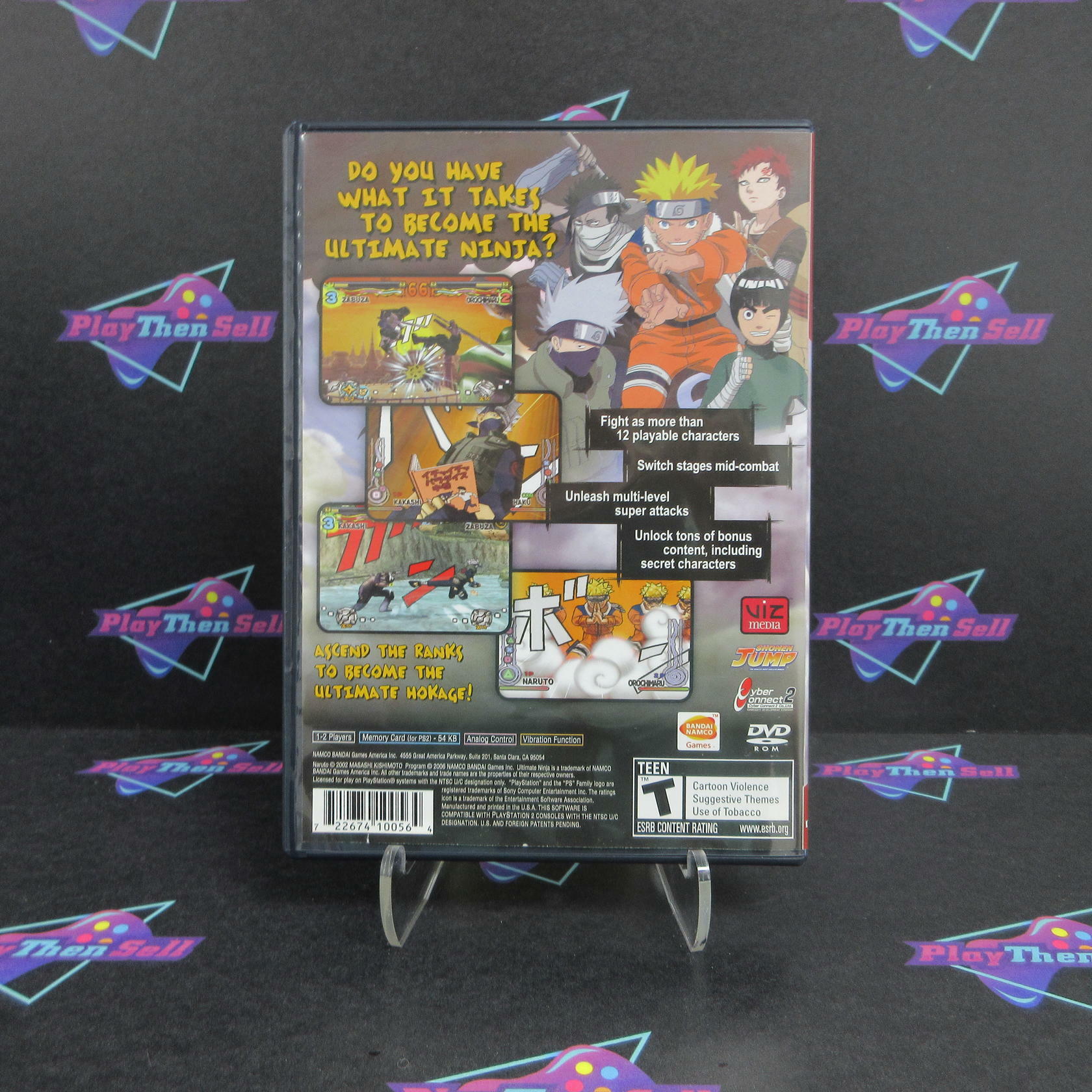 Naruto Ultimate Ninja PS2 PlayStation 2 GH - Like New