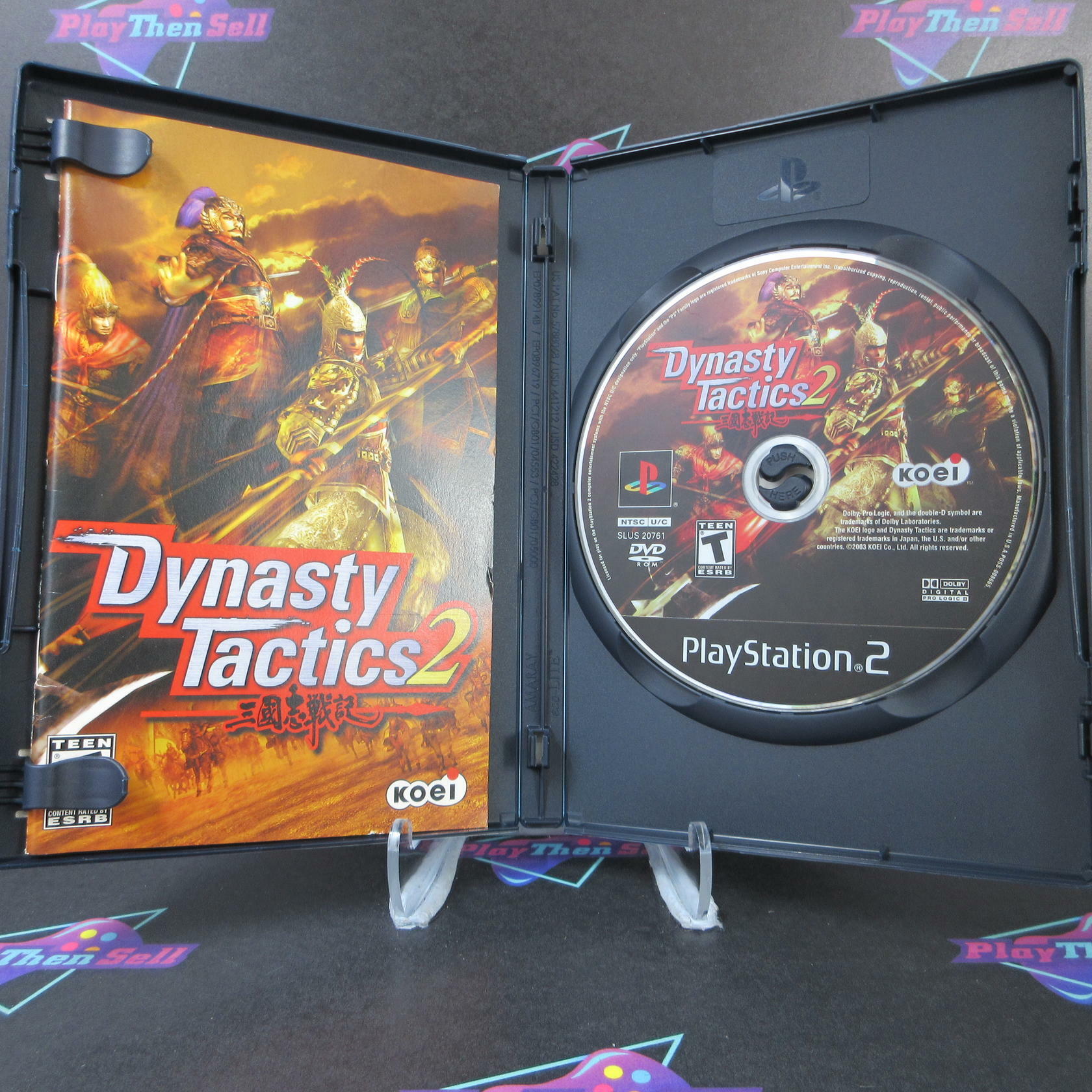 Dynasty Tactics 2 PS2 PlayStation 2 + Reg Card - Like New