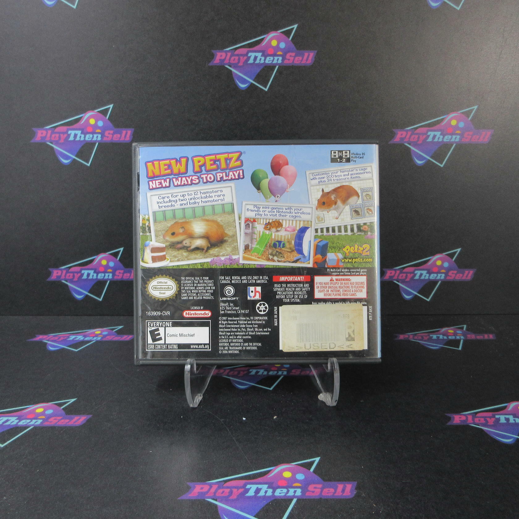 Petz Hamsterz 2 Nintendo DS CS Complete CIB - Very Good