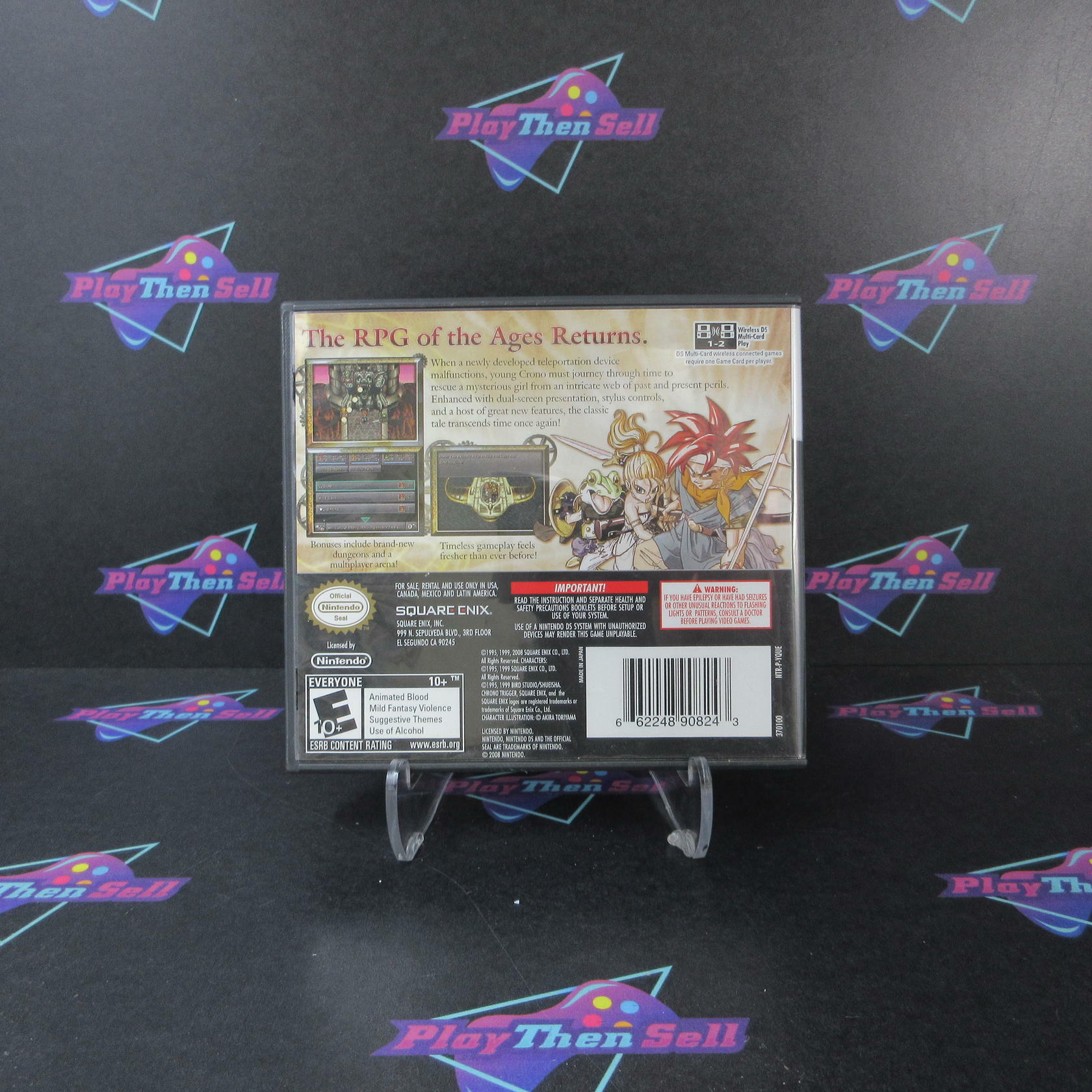Chrono Trigger Nintendo DS + Poster - Like New