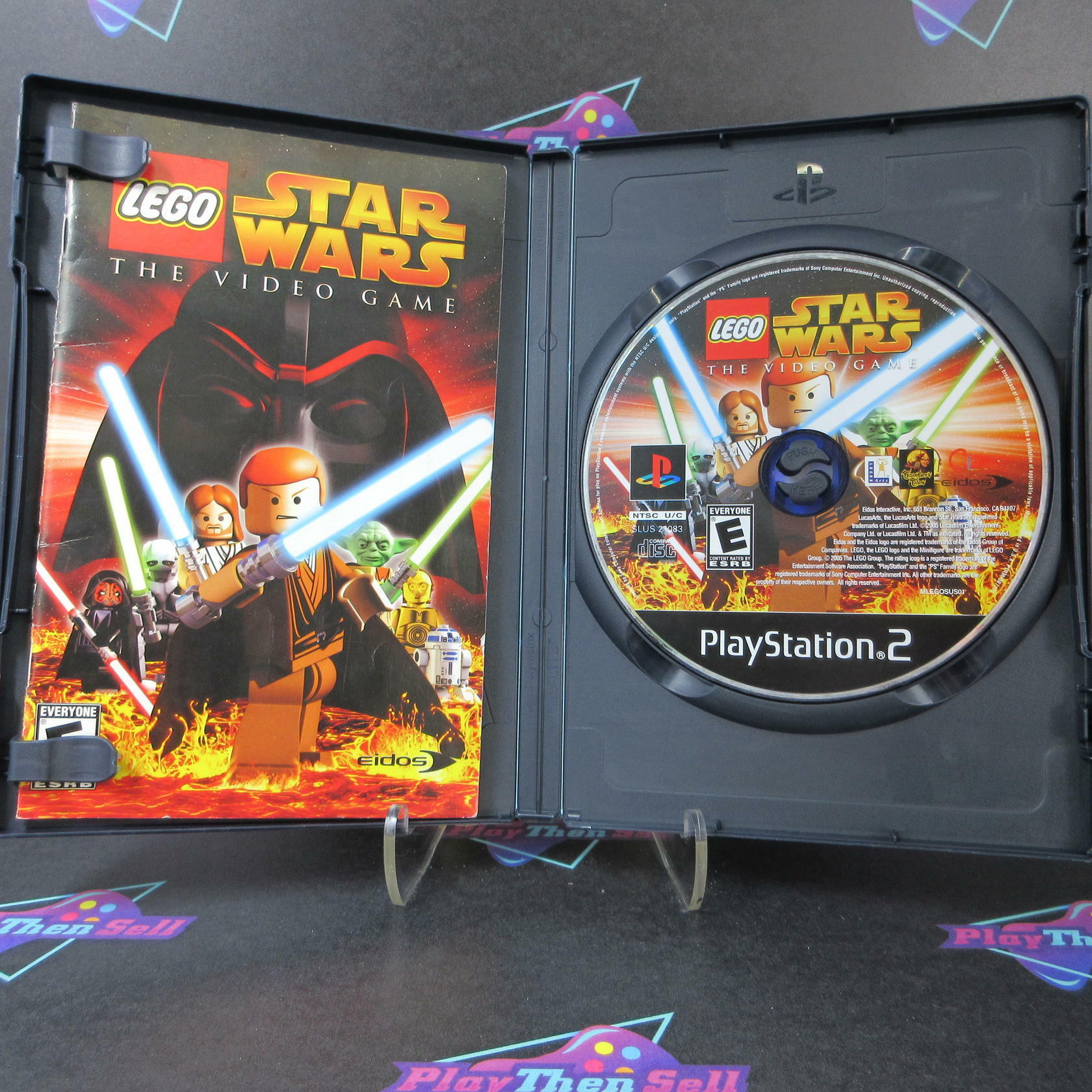 LEGO Star Wars Black Label PS2 PlayStation 2 - Like New