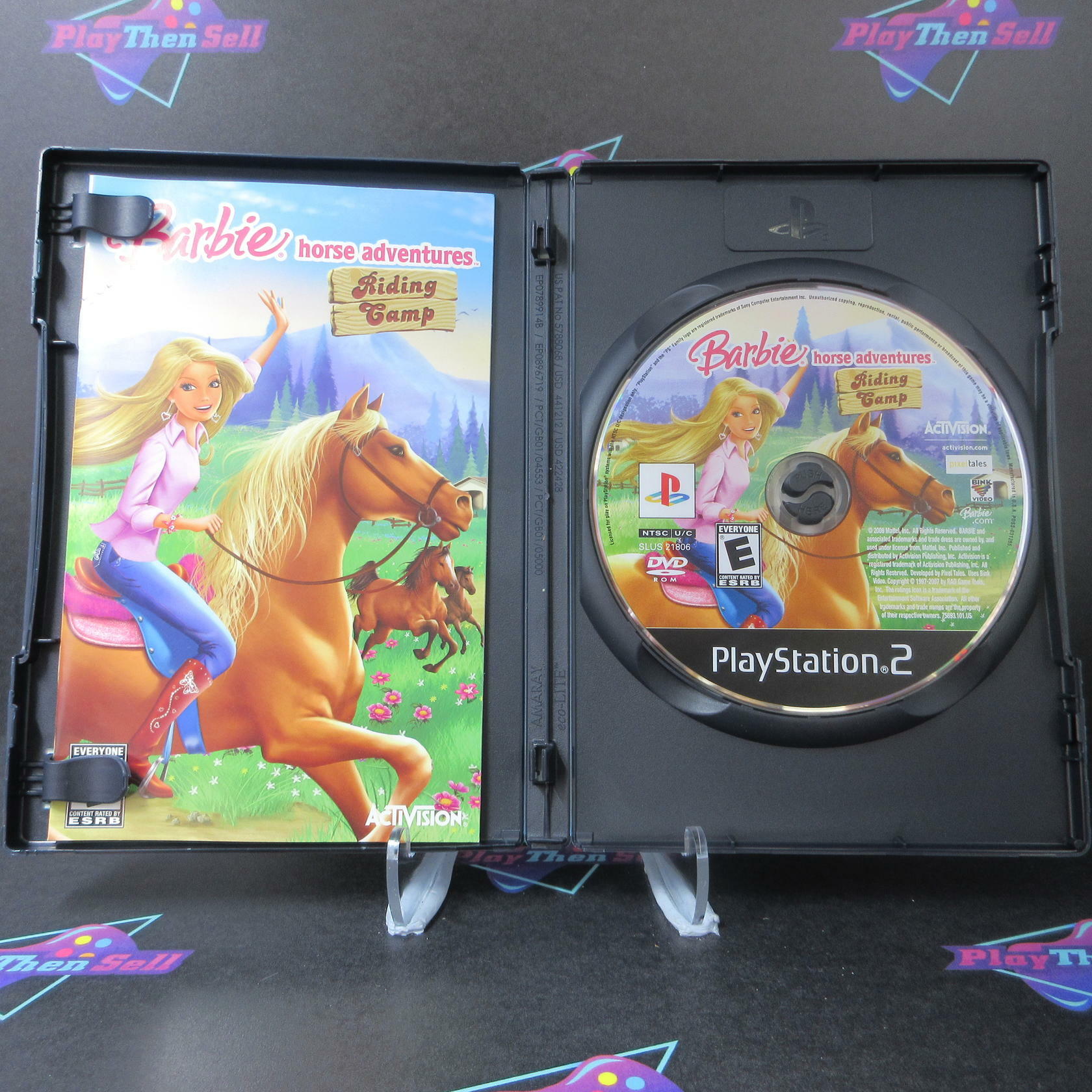 Barbie Horse Adventures Riding Camp PS2 PlayStation 2 - Like New
