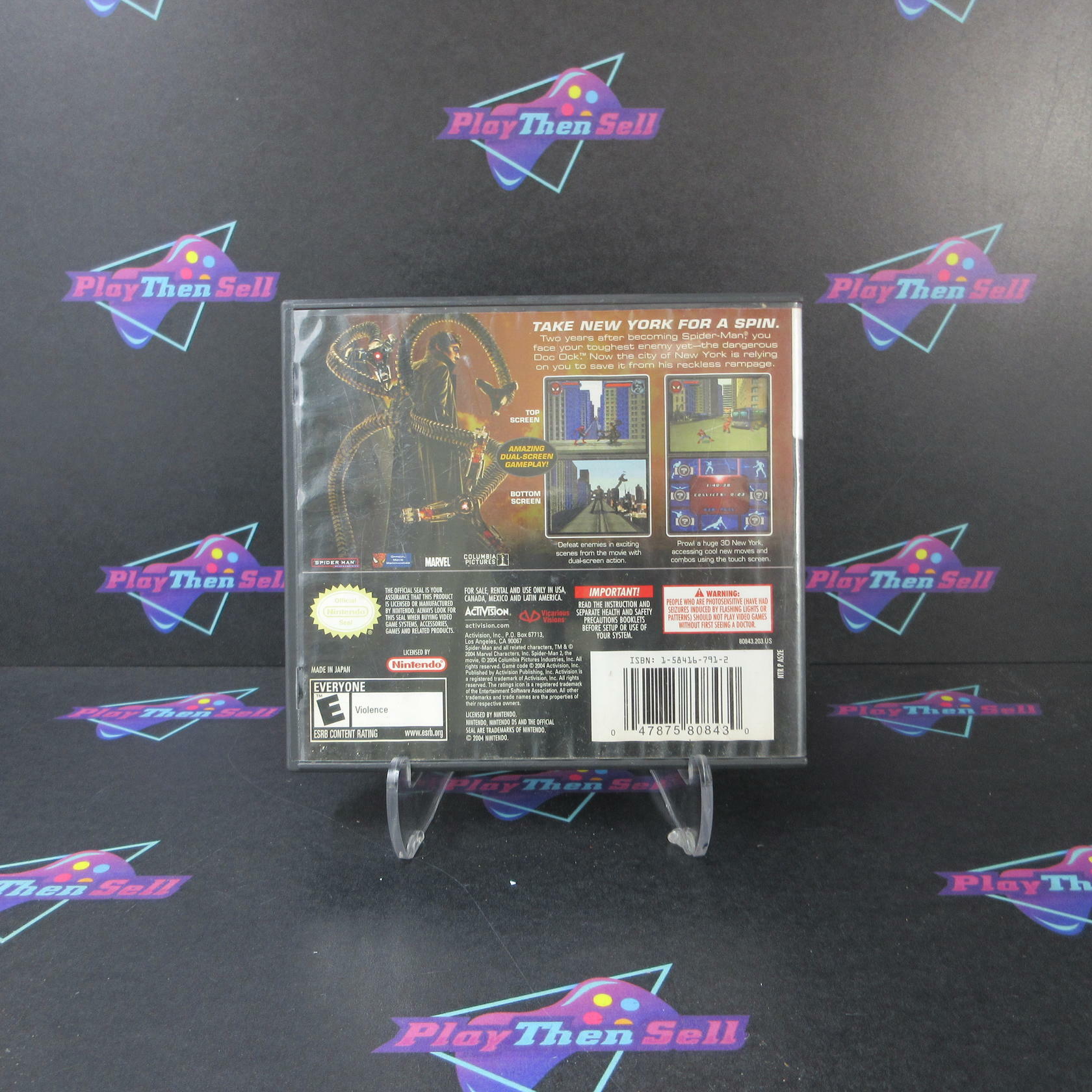 Spider-Man 2 Nintendo DS AD Complete CIB - Very Good