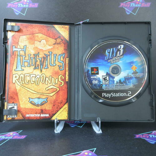 Sly 3 Honor Among Thieves PS2 PlayStation 2 + Reg Card - Like New