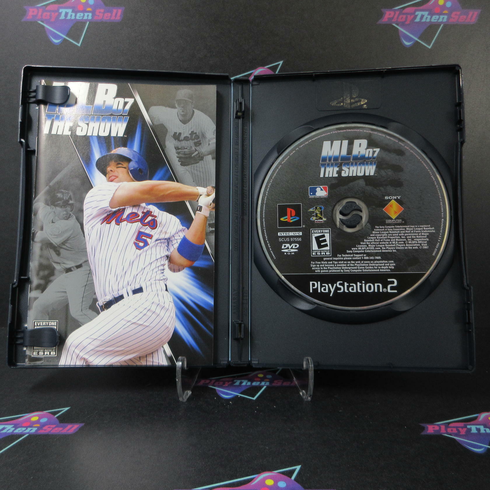 MLB 07 The Show PS2 PlayStation 2 AD Complete CIB - Very Good
