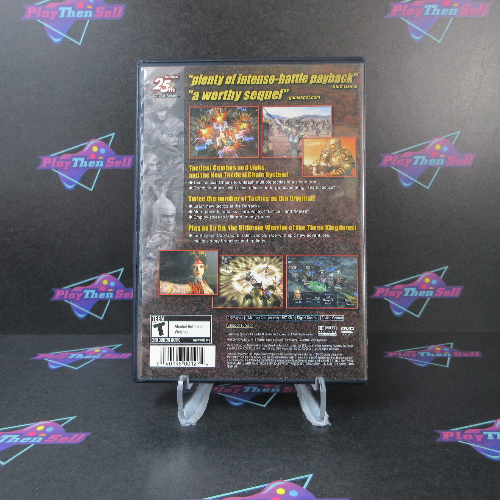 Dynasty Tactics 2 PS2 PlayStation 2 + Reg Card - Like New