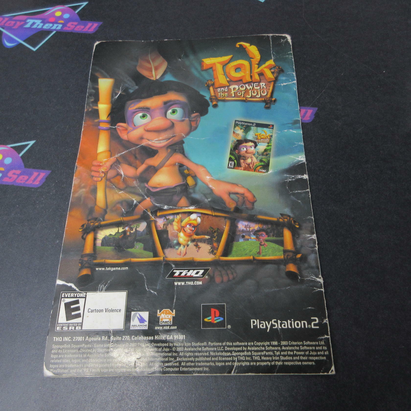 SpongeBob SquarePants Battle for Bikini Bottom PS2 PlayStation 2 AD/MD Complete - Very Good