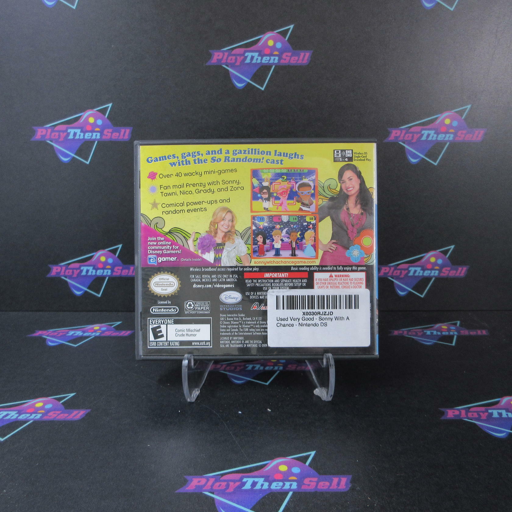 Sonny With A Chance Nintendo DS CS Complete CIB - Very Good