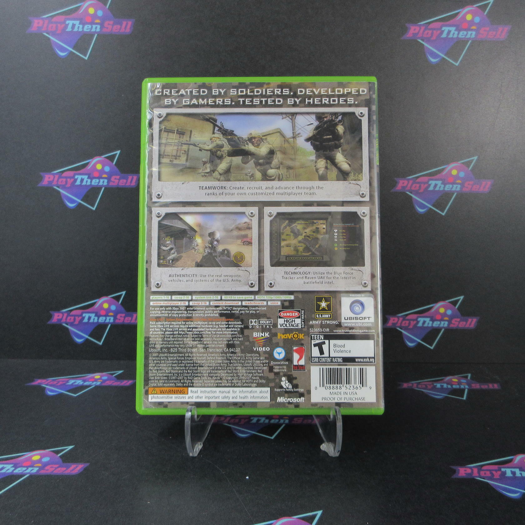 America's Army True Soldiers Xbox 360 - Very Good