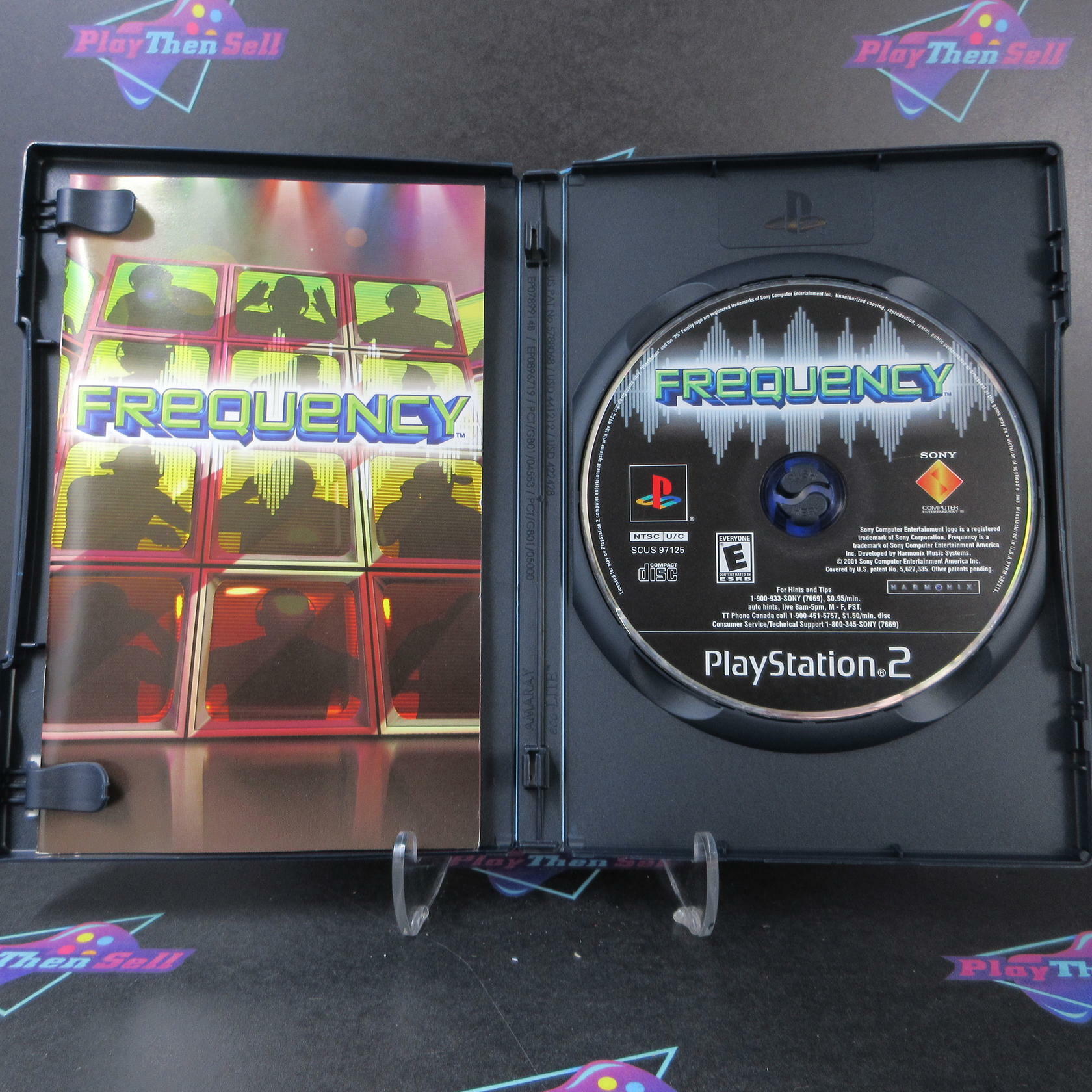 Frequency PS2 PlayStation 2 AD + Reg Card Complete CIB - Very Good