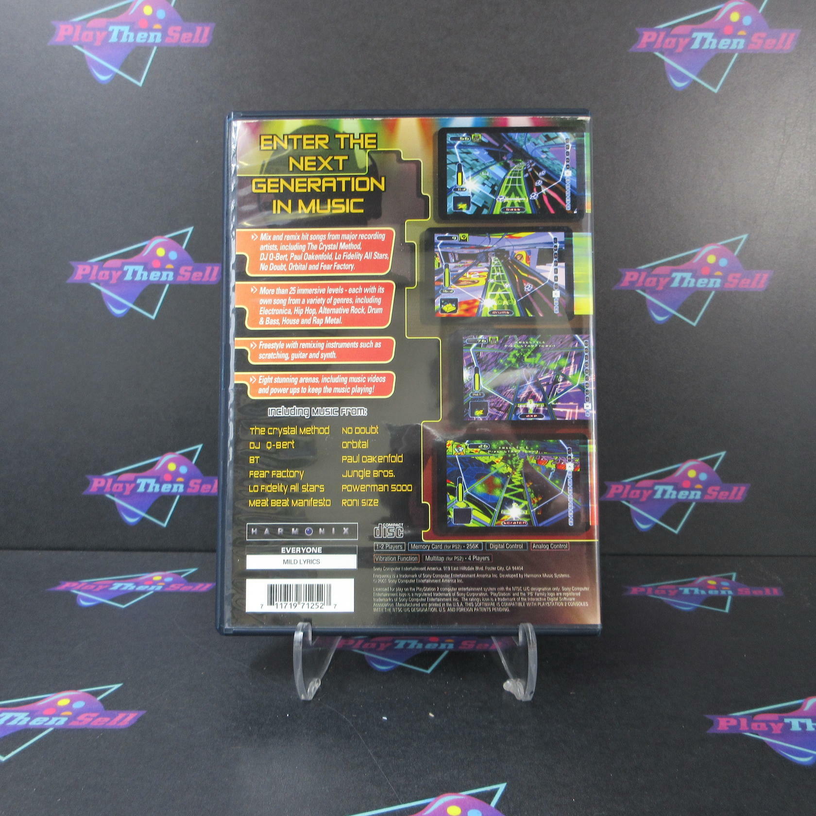 Frequency PS2 PlayStation 2 AD + Reg Card Complete CIB - Very Good