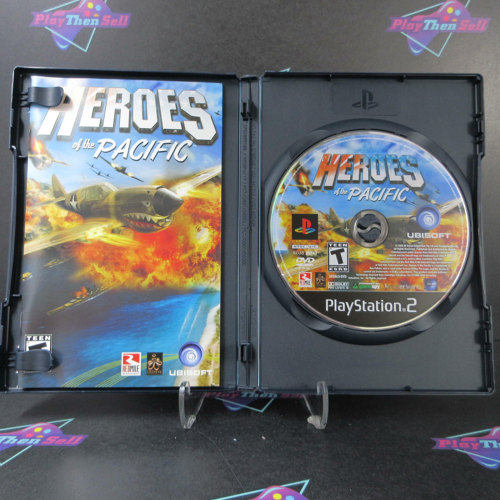 Heroes of the Pacific PS2 PlayStation 2 AD Complete CIB - Very Good