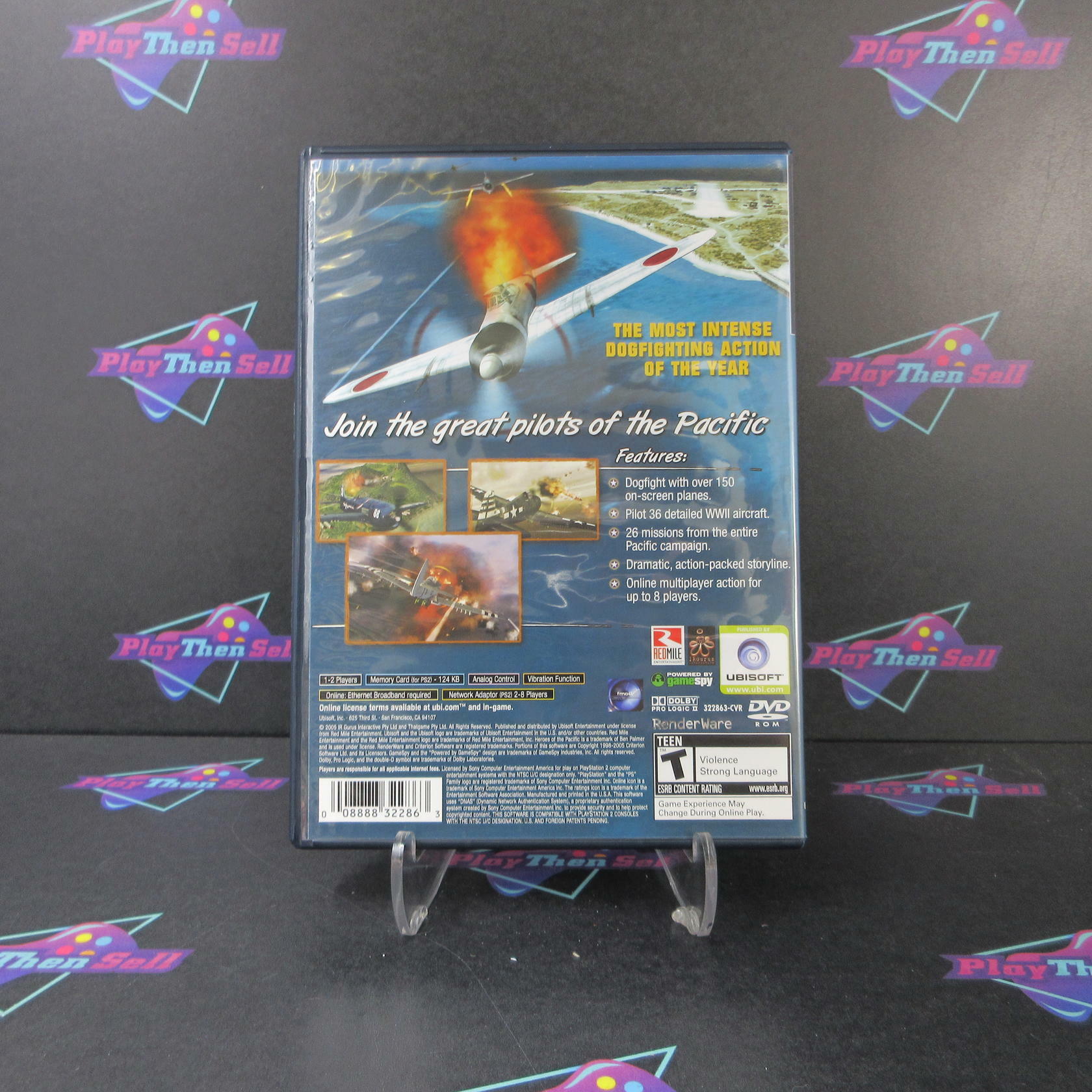 Heroes of the Pacific PS2 PlayStation 2 AD Complete CIB - Very Good