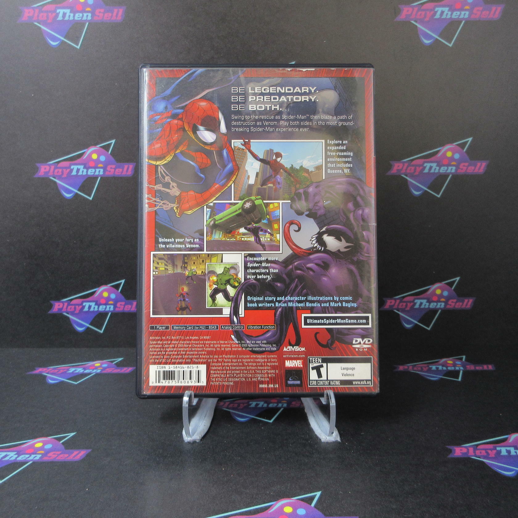 Ultimate Spider-Man PS2 PlayStation 2 AD/NM - Very Good