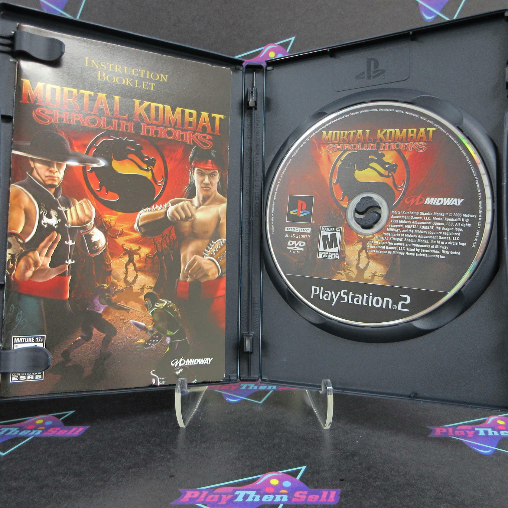 Mortal Kombat Shaolin Monks PS2 PlayStation 2 + Reg Card - Like New