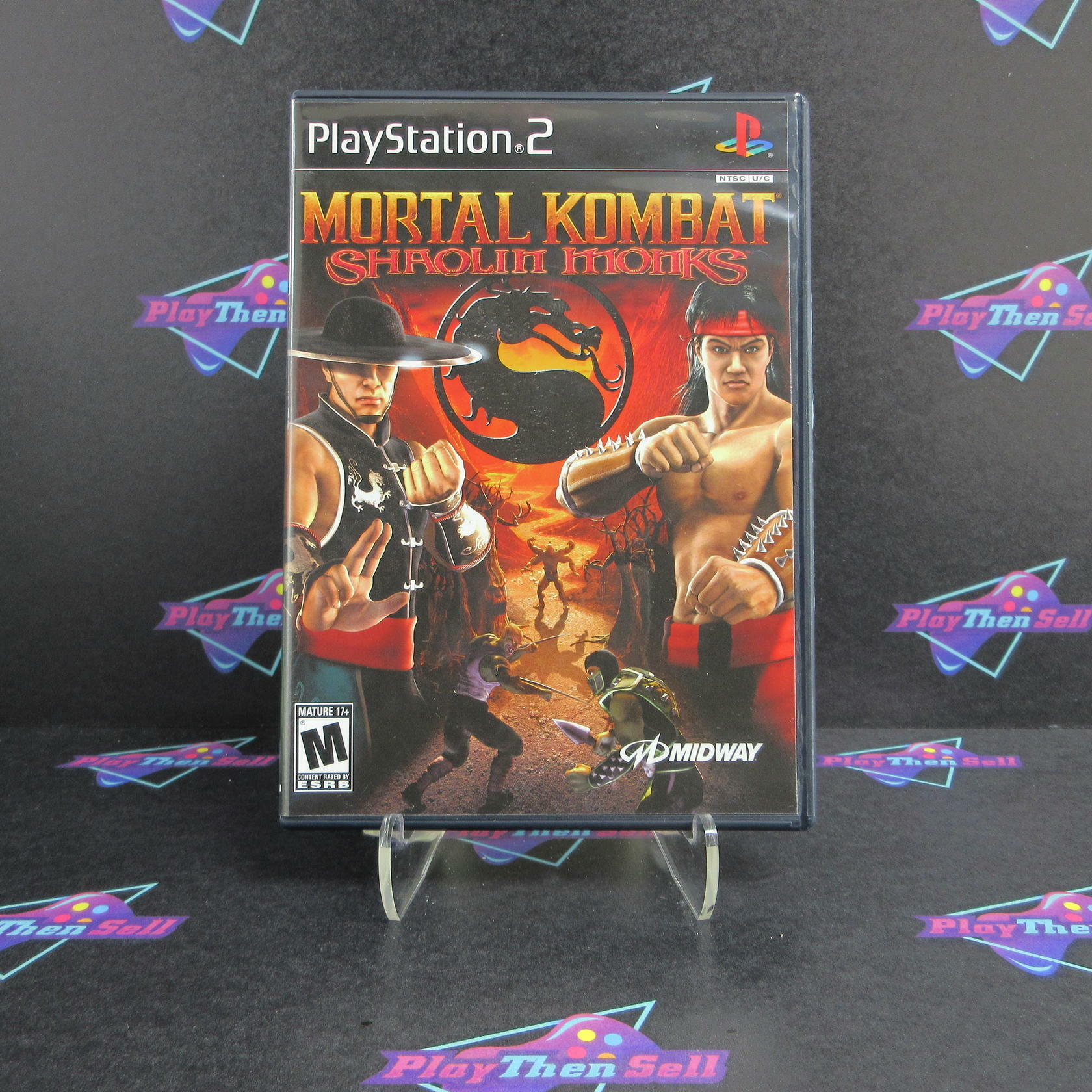 Mortal Kombat Shaolin Monks PS2 PlayStation 2 + Reg Card - Like New