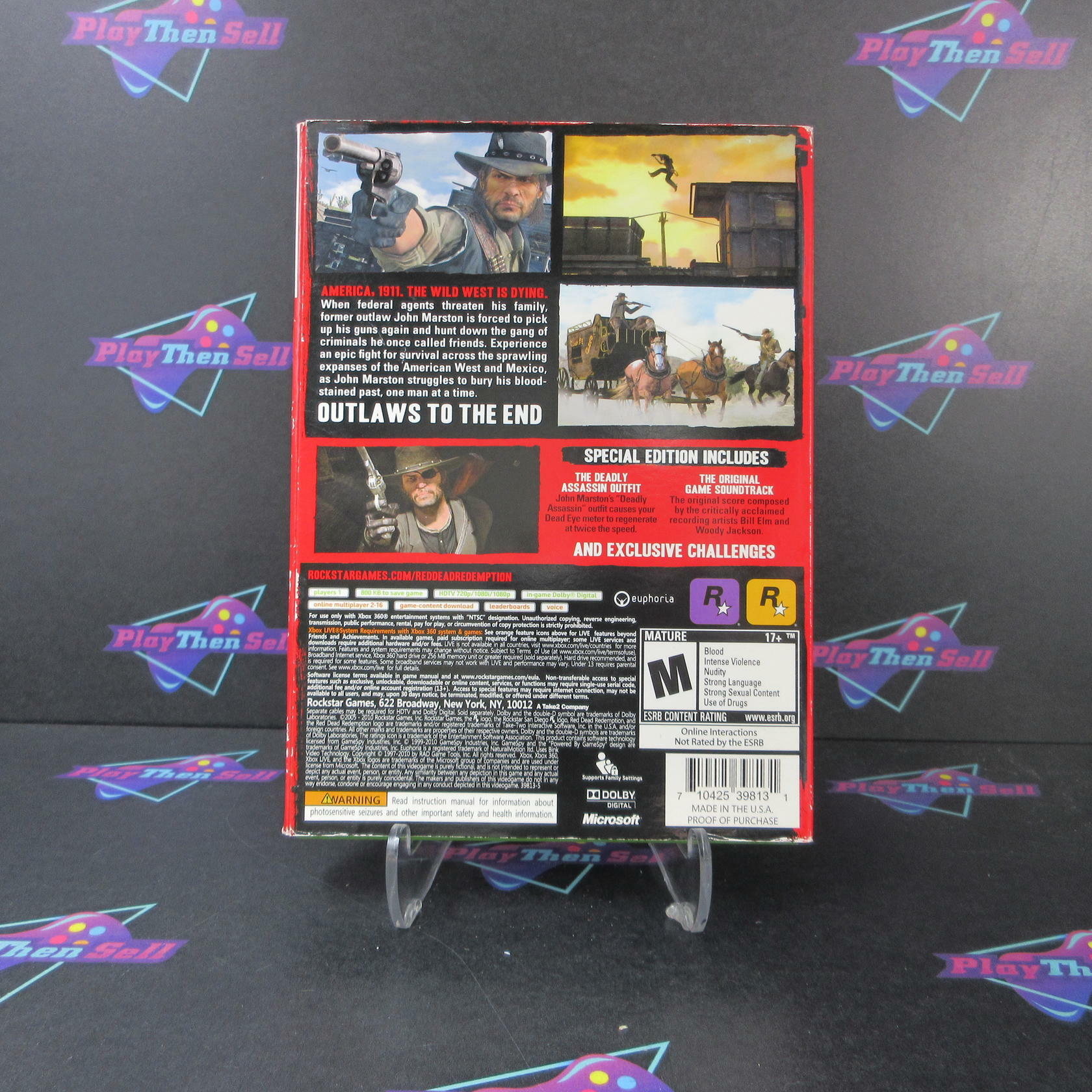 Red Dead Redemption Special Edition Xbox 360 + Sleeve - Very Good
