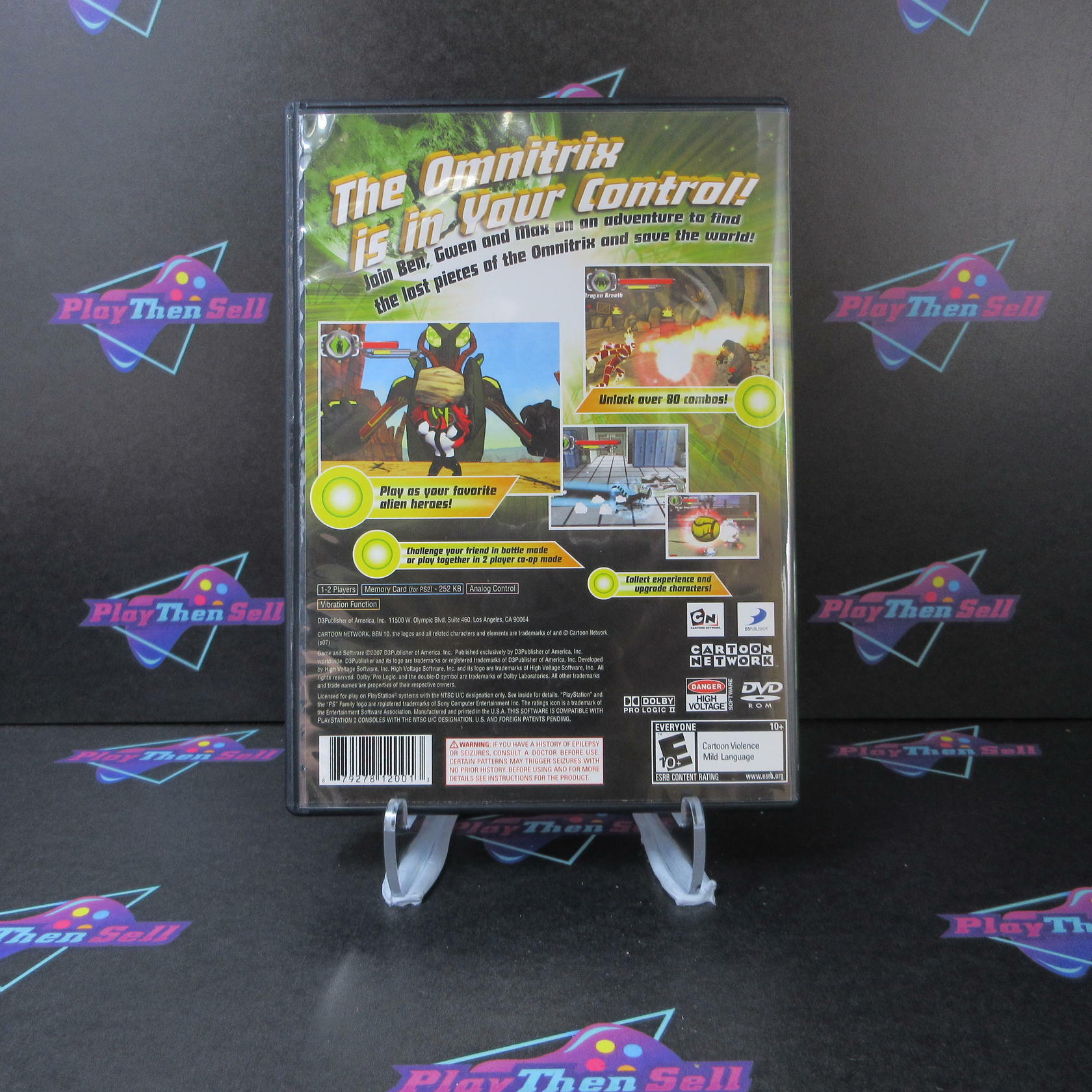 Ben 10 Protector of Earth PS2 PlayStation 2 - Like New