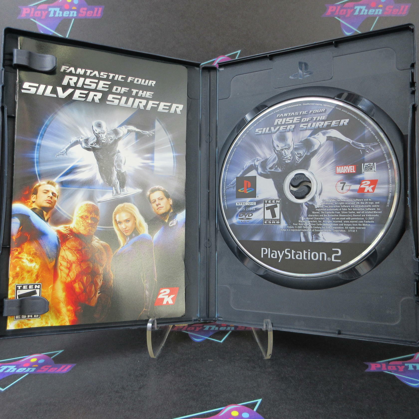 Fantastic Four Rise of the Silver Surfer PS2 PlayStation 2 - Like New