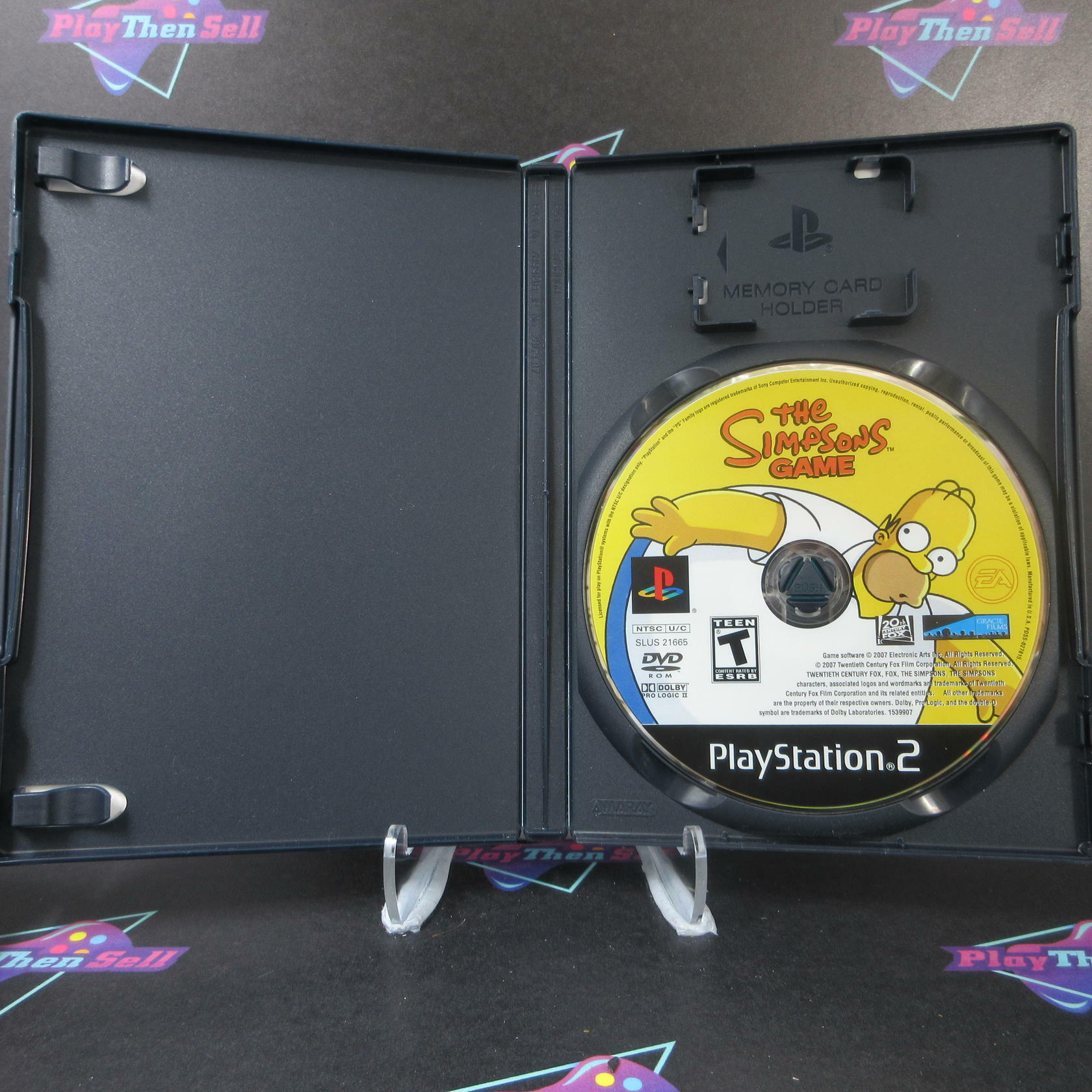 The Simpsons Game PS2 PlayStation 2 - Very Good