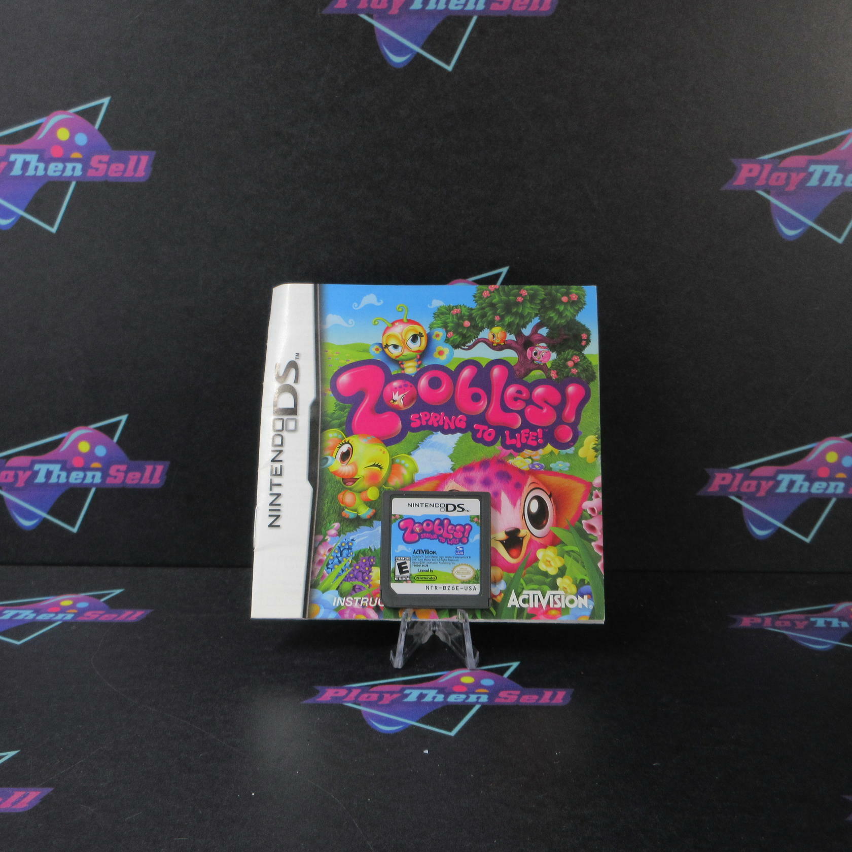 Zoobles Nintendo DS Cartridge + Manual Authentic / Tested - Very Good