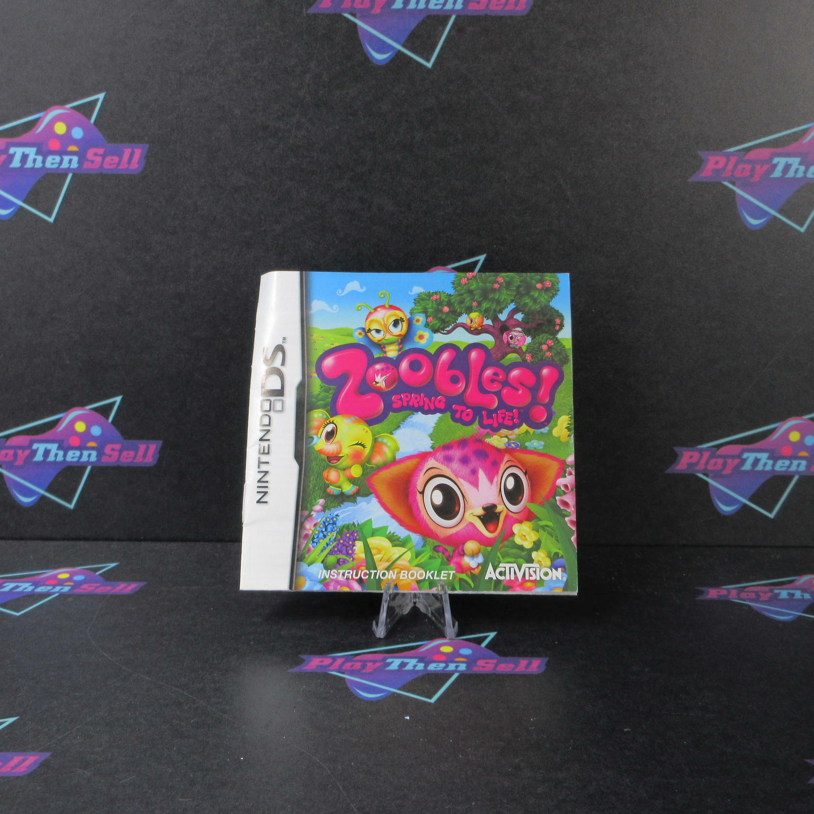 Zoobles Nintendo DS Cartridge + Manual Authentic / Tested - Very Good