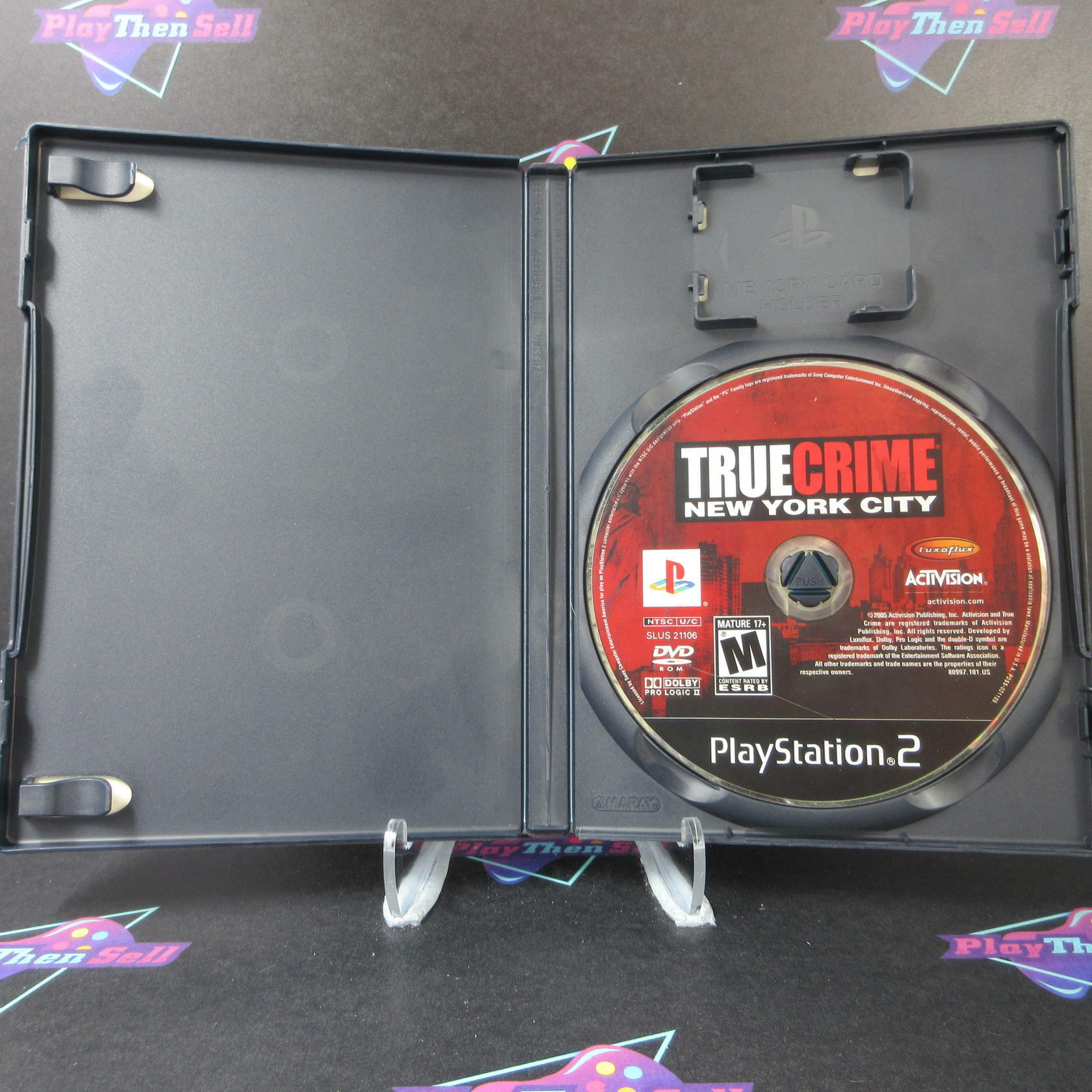 True Crime New York City PS2 PlayStation 2 AD/NM - Very Good