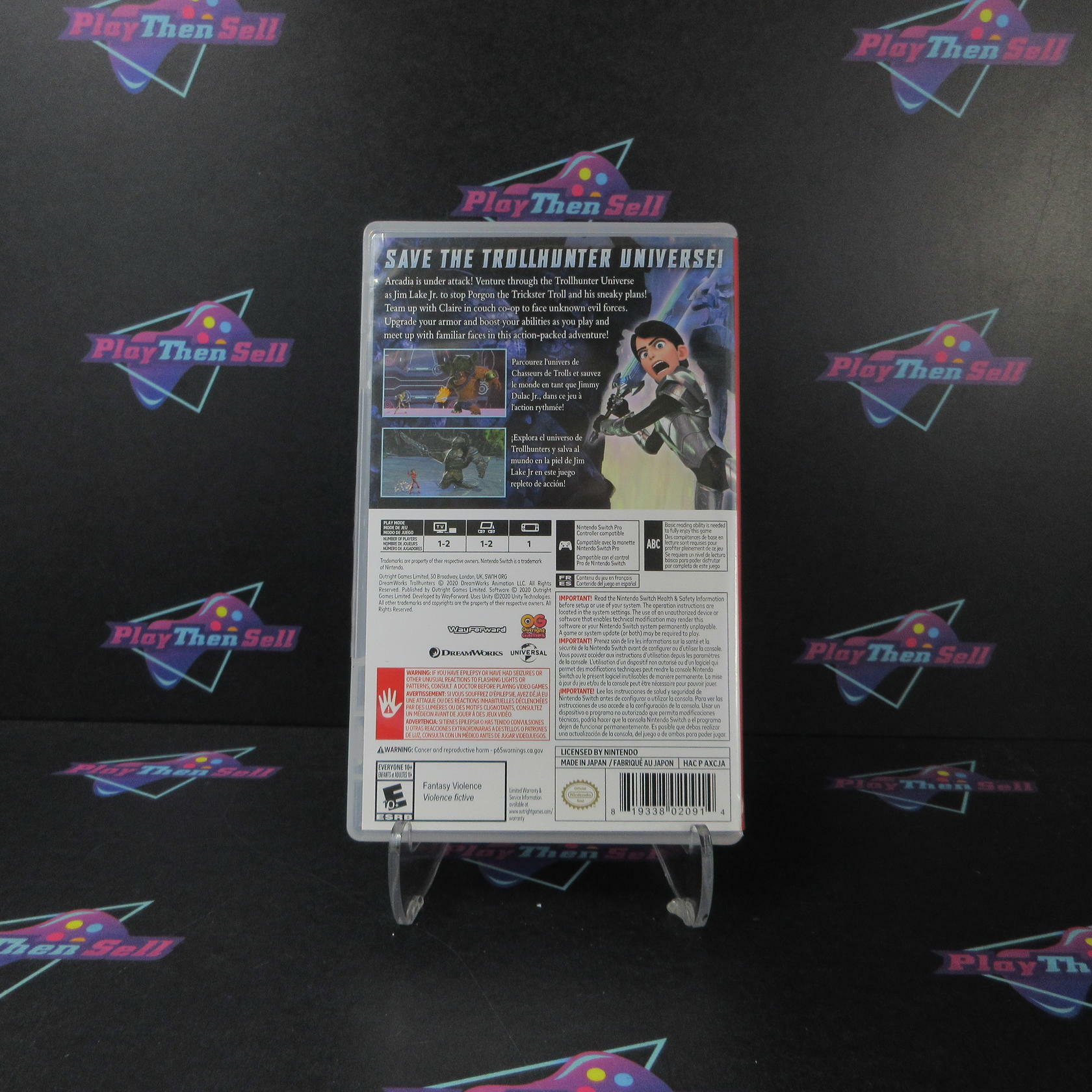 Trollhunters Defenders of Arcadia Nintendo Switch - Like New