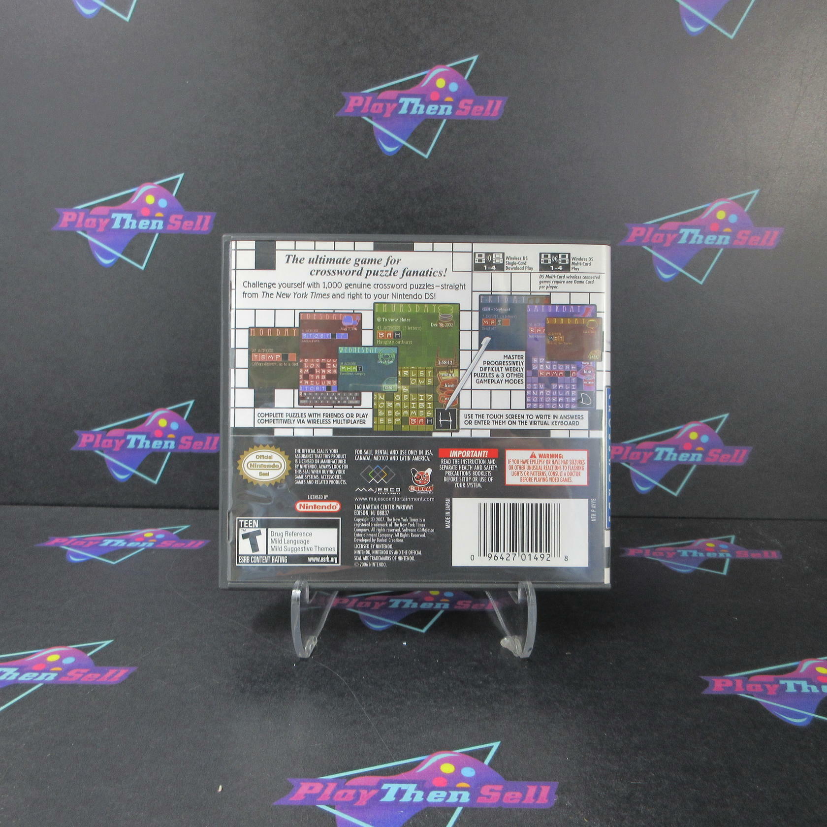 The New York Times Crosswords Nintendo DS - Like New