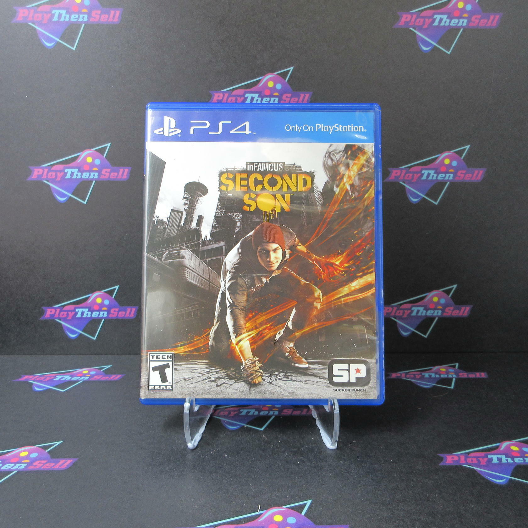 Infamous Second Son PS4 PlayStation 4 DD Complete CIB - Very Good