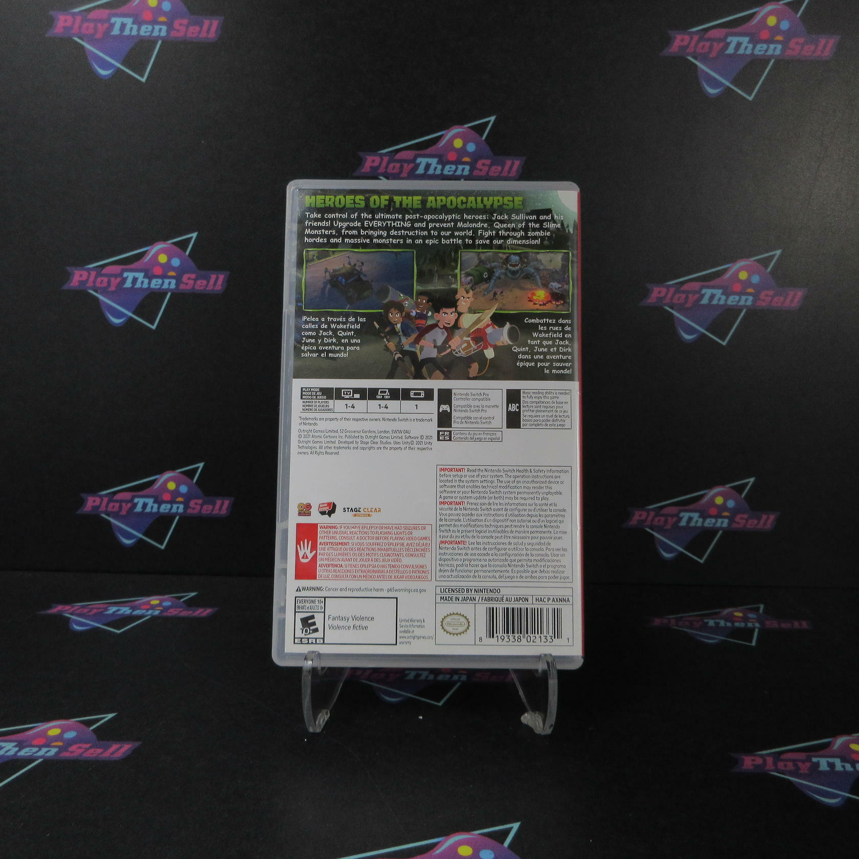 The Last Kids On Earth and the Staff of Doom Nintendo Switch - Like New