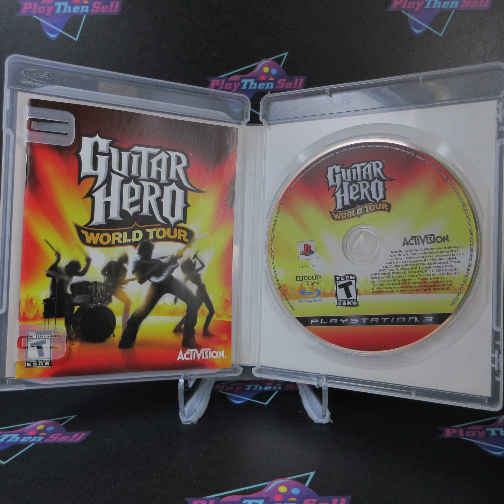 Guitar Hero World Tour PS3 PlayStation 3 AD Complete CIB - Very Good