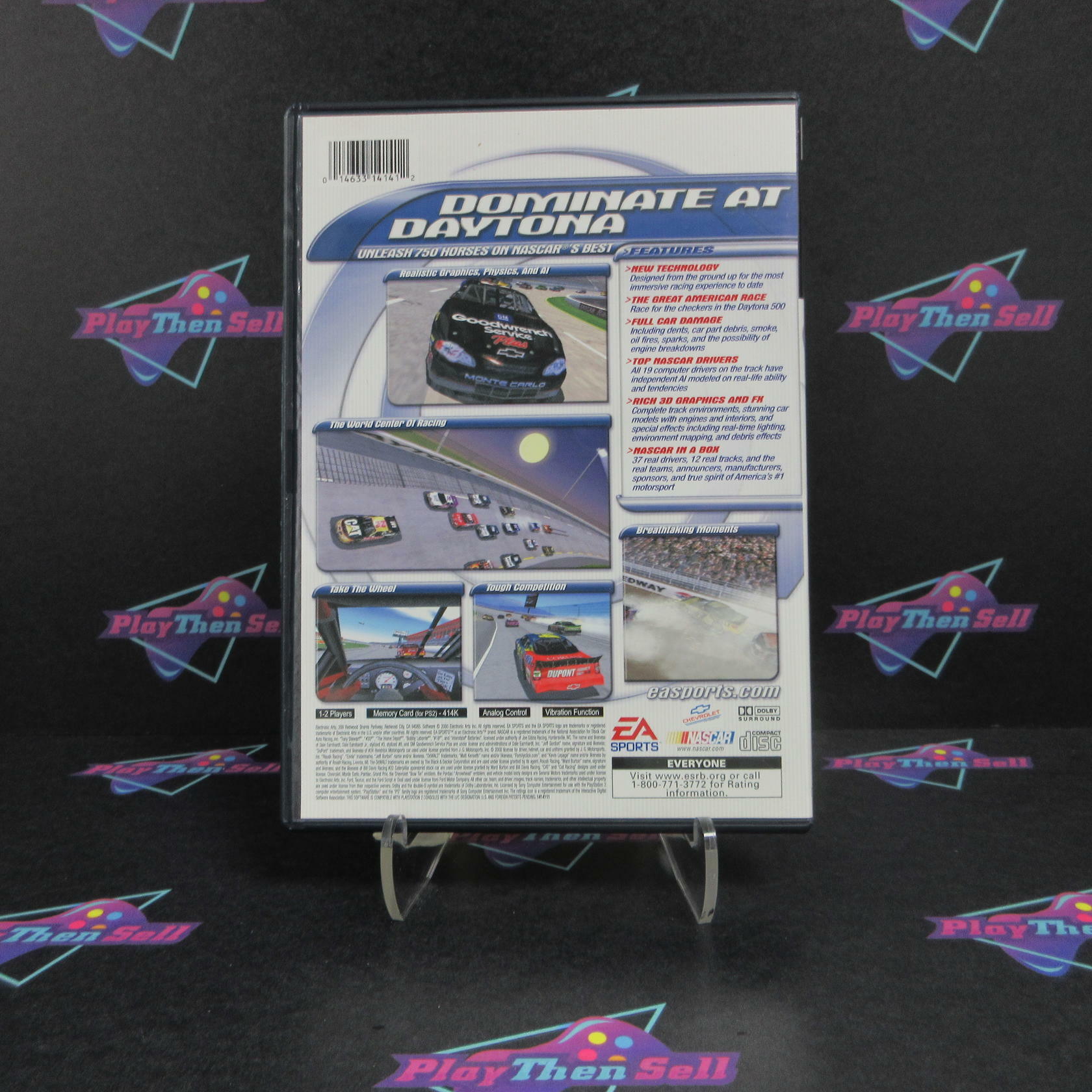 NASCAR 2001 PS2 Playstation 2 + Reg Card - Like New