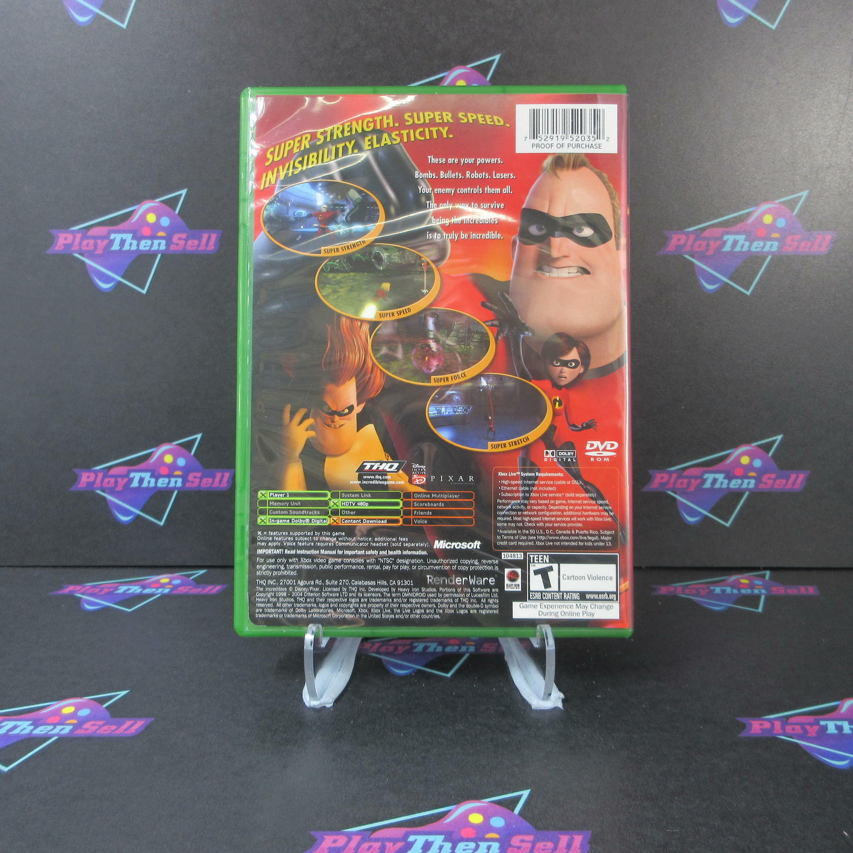 The Incredibles Xbox - Like New