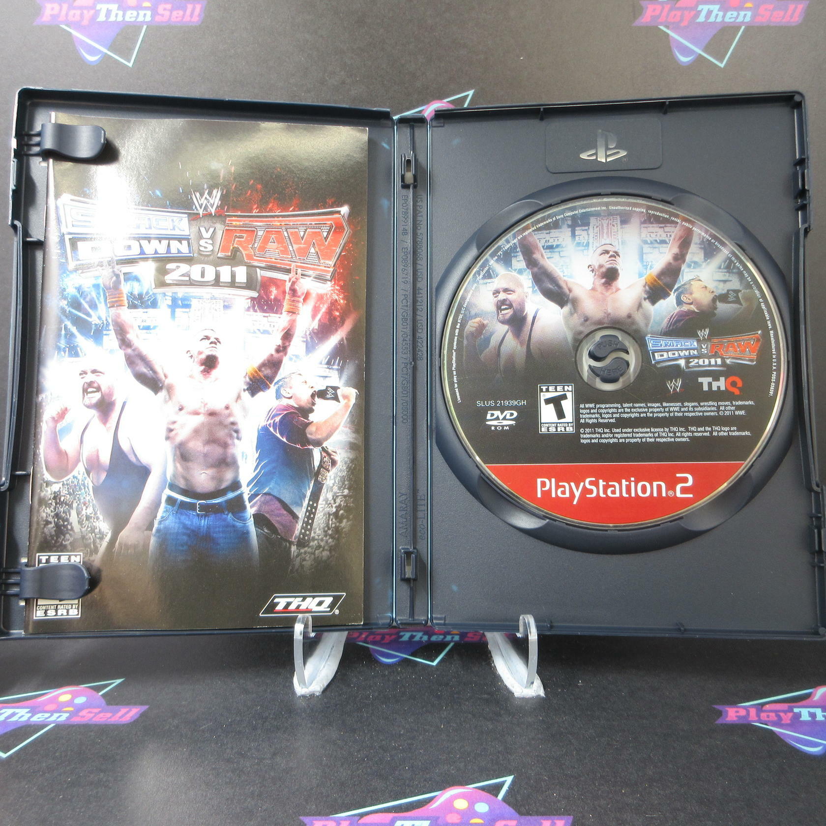 WWE SmackDown vs Raw 2011 PS2 PlayStation 2 GH - Like New