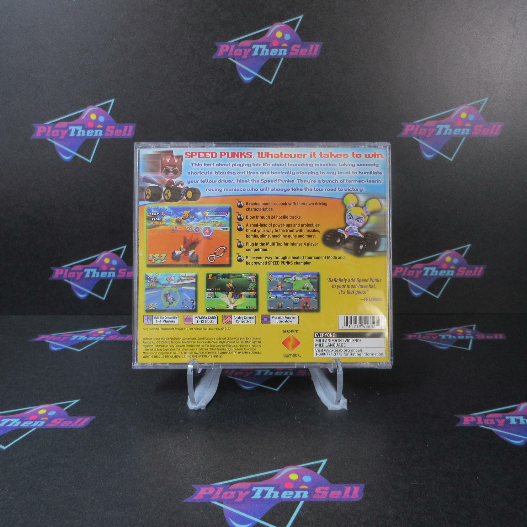 Speed Punks PS1 PlayStation 1 - Like New