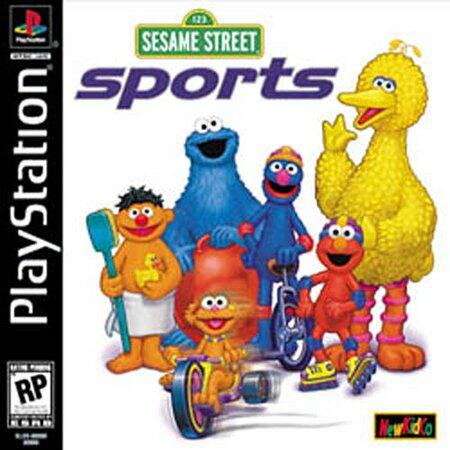 Sesame Street Sports PS1 PlayStation 1 + Reg Card - Like New