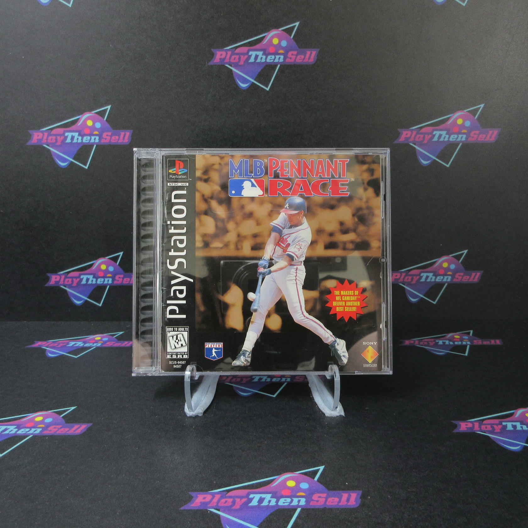 MLB Pennant Race PS1 PlayStation 1 + Reg Card - Like New