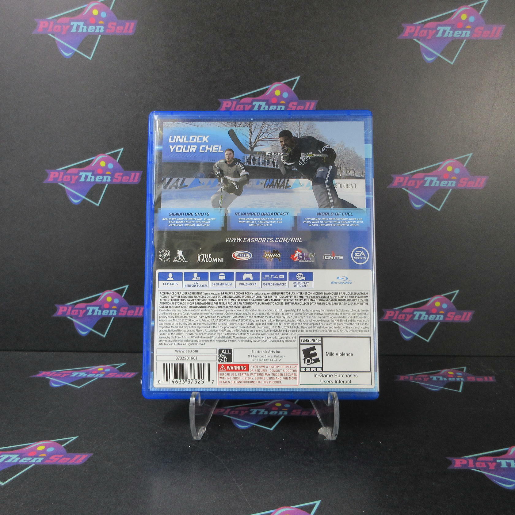 NHL 20 PS4 PlayStation 4 AD Complete CIB - Very Good