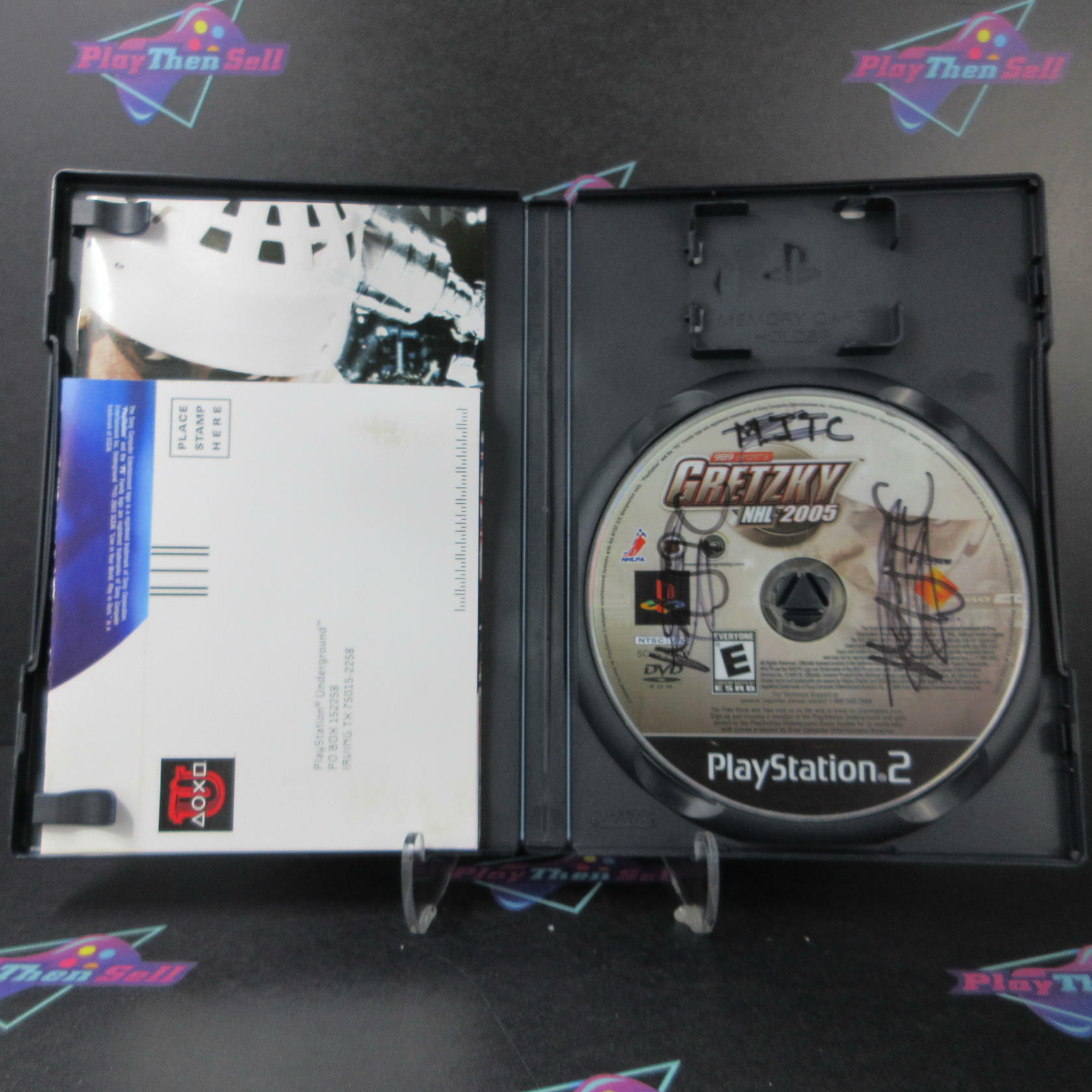 Gretzky NHL 2005 PS2 PlayStation 2 DD + Reg Card Complete CIB - Very Good