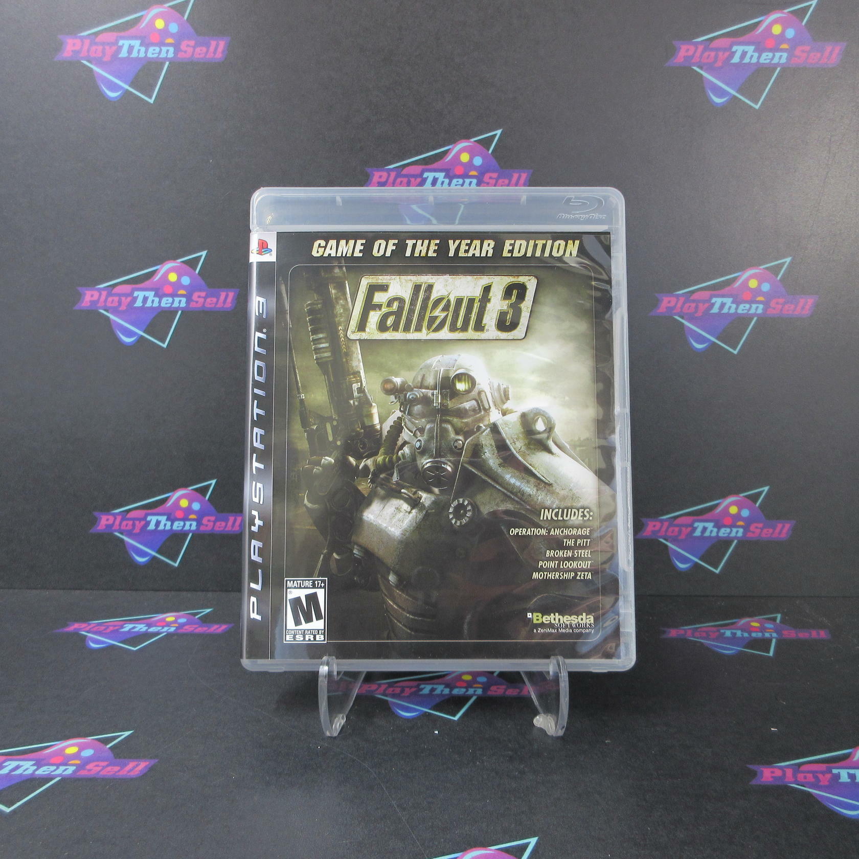 Fallout 3 Game Of The Year Edition PS3 PlayStation 3 + Sleeve - Like New