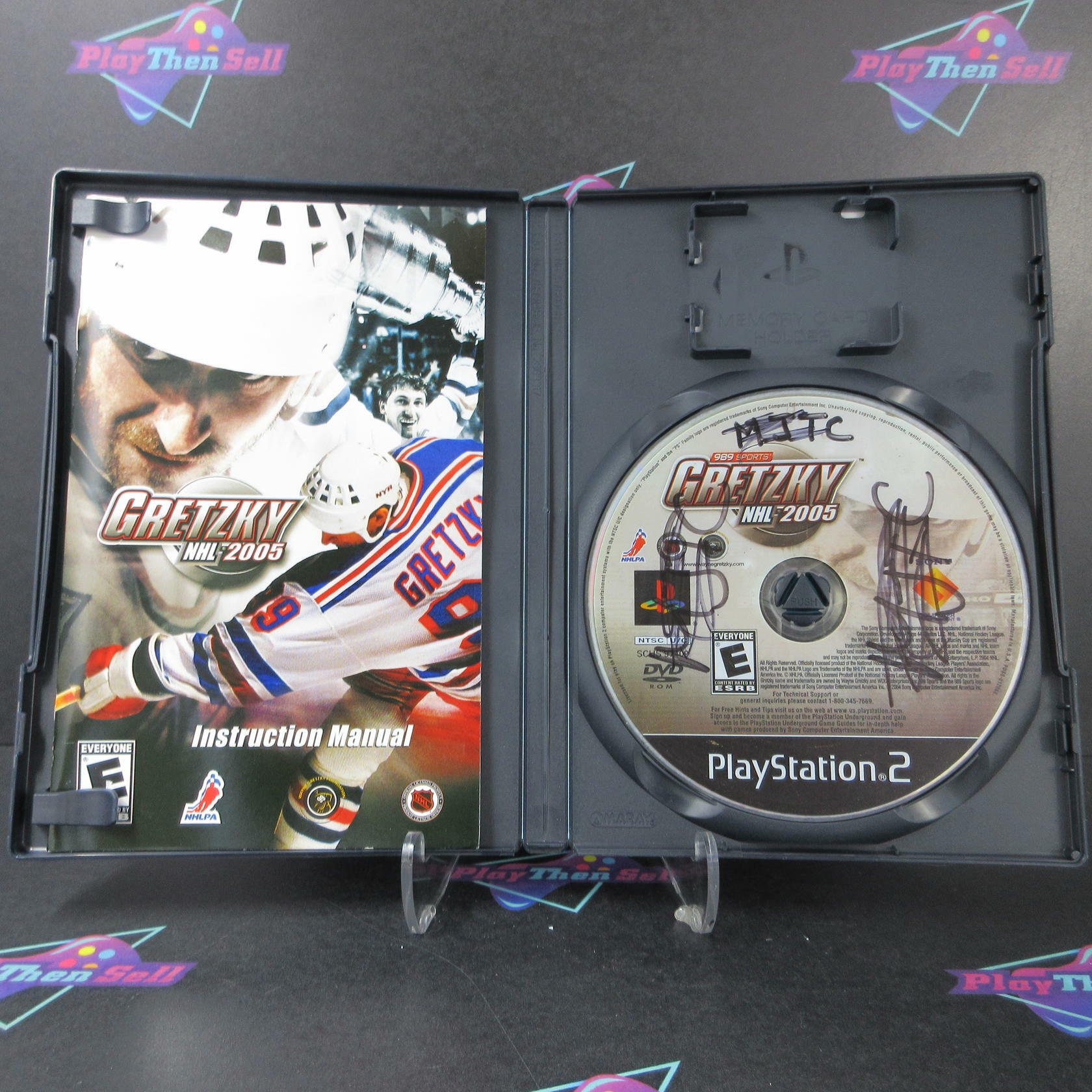 Gretzky NHL 2005 PS2 PlayStation 2 DD + Reg Card Complete CIB - Very Good