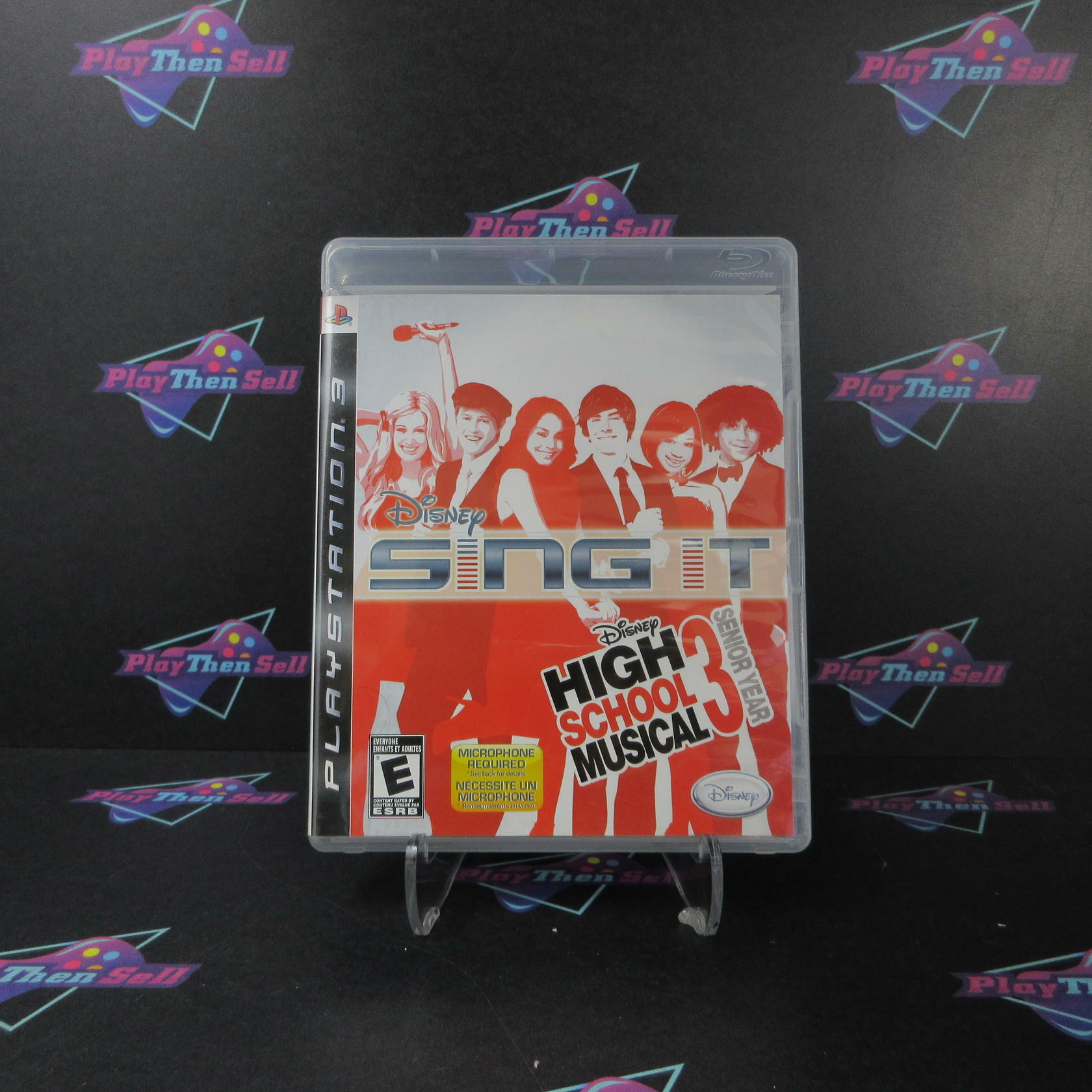 Sing It High School Musical 3 Senior Year PS3 PlayStation 3 + Reg Card - Like New