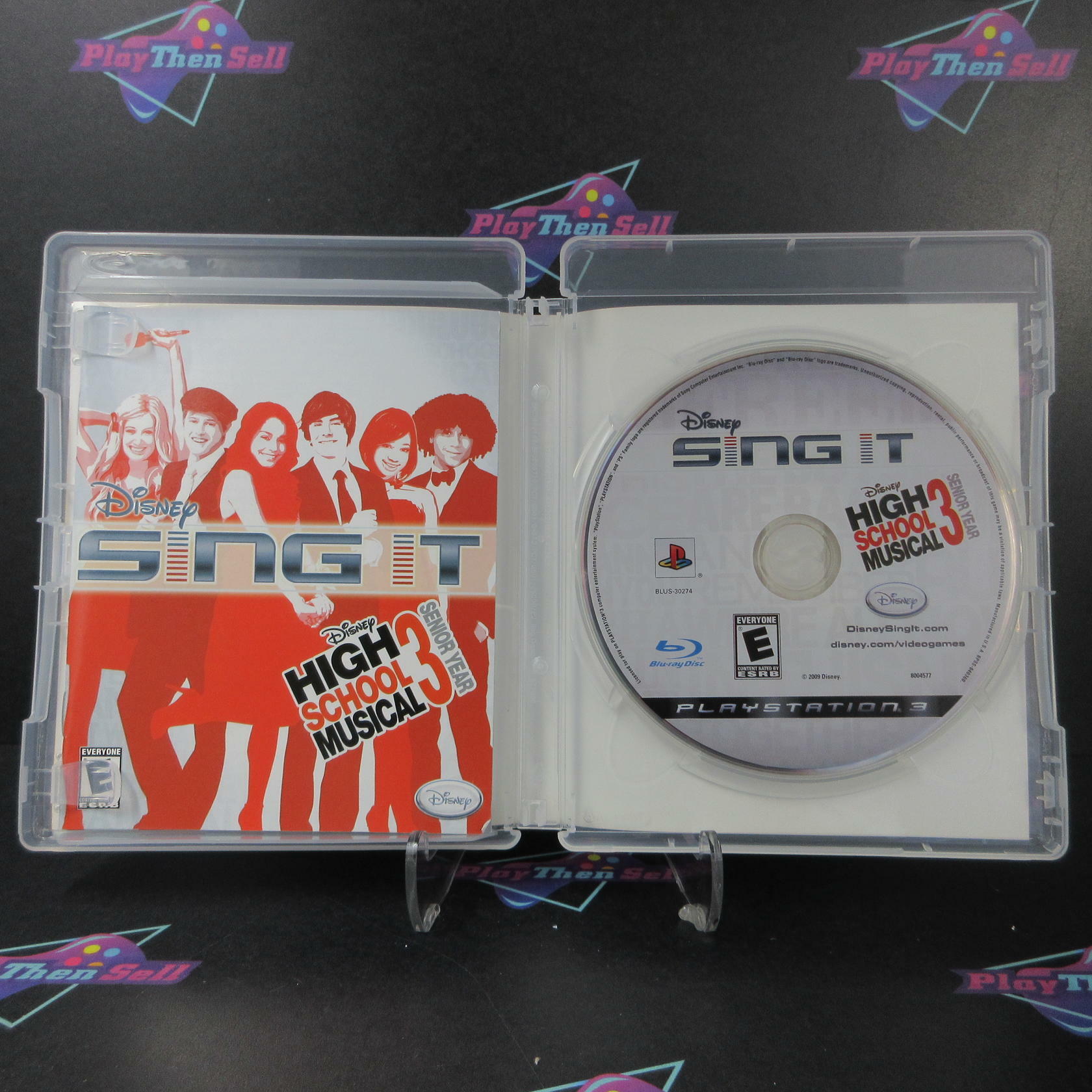 Sing It High School Musical 3 Senior Year PS3 PlayStation 3 + Reg Card - Like New