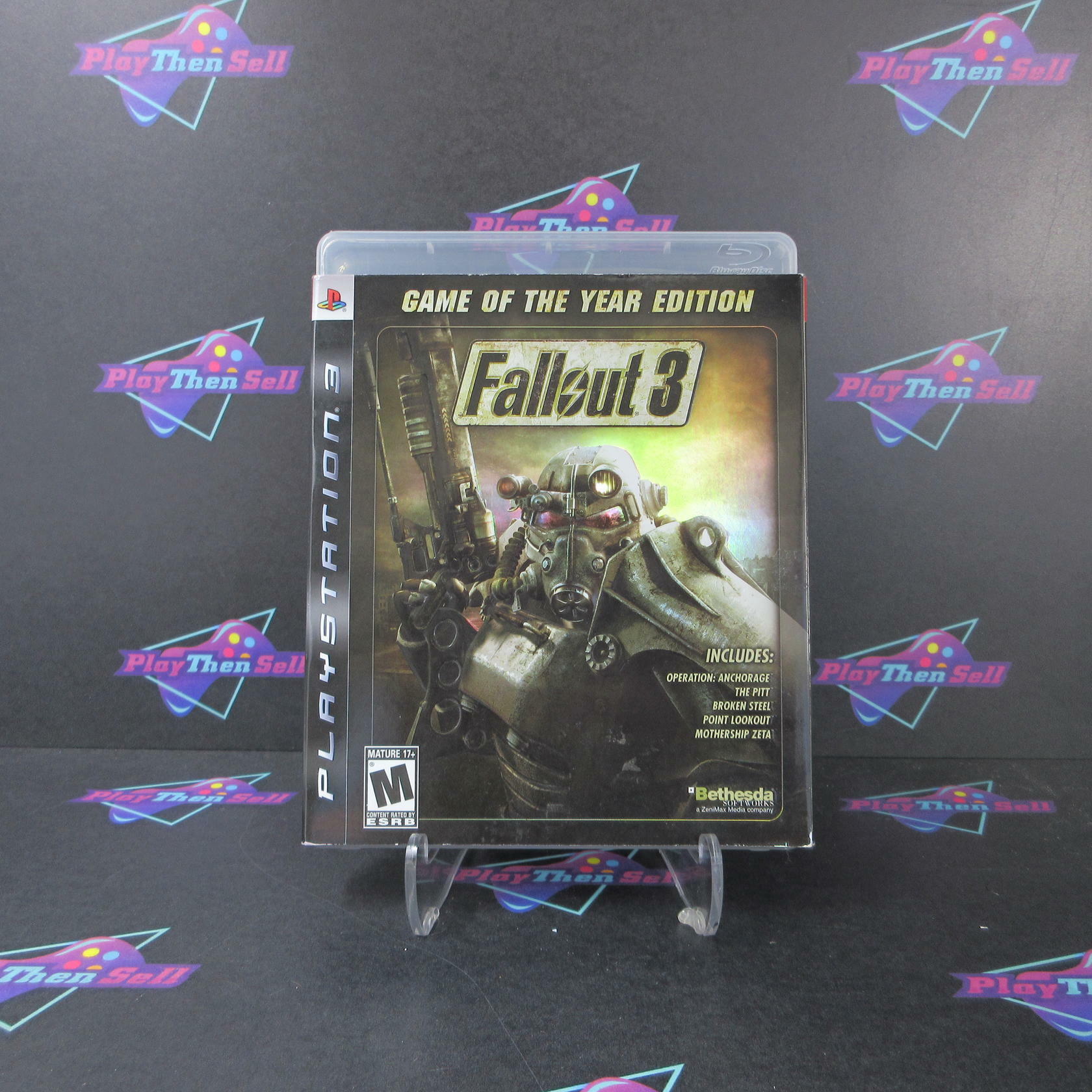 Fallout 3 Game Of The Year Edition PS3 PlayStation 3 + Sleeve - Like New