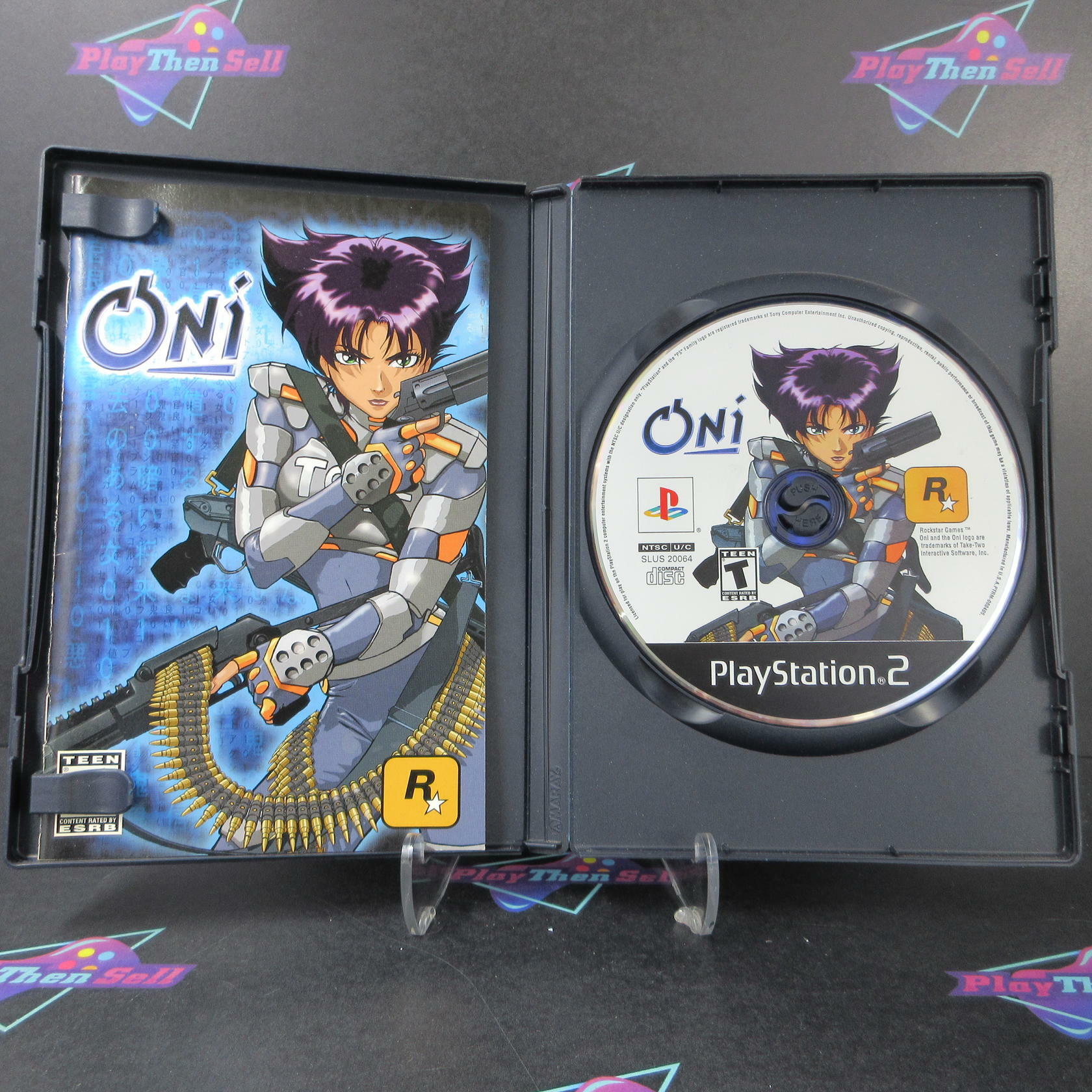Oni PS2 PlayStation 2 AD Complete CIB - Very Good