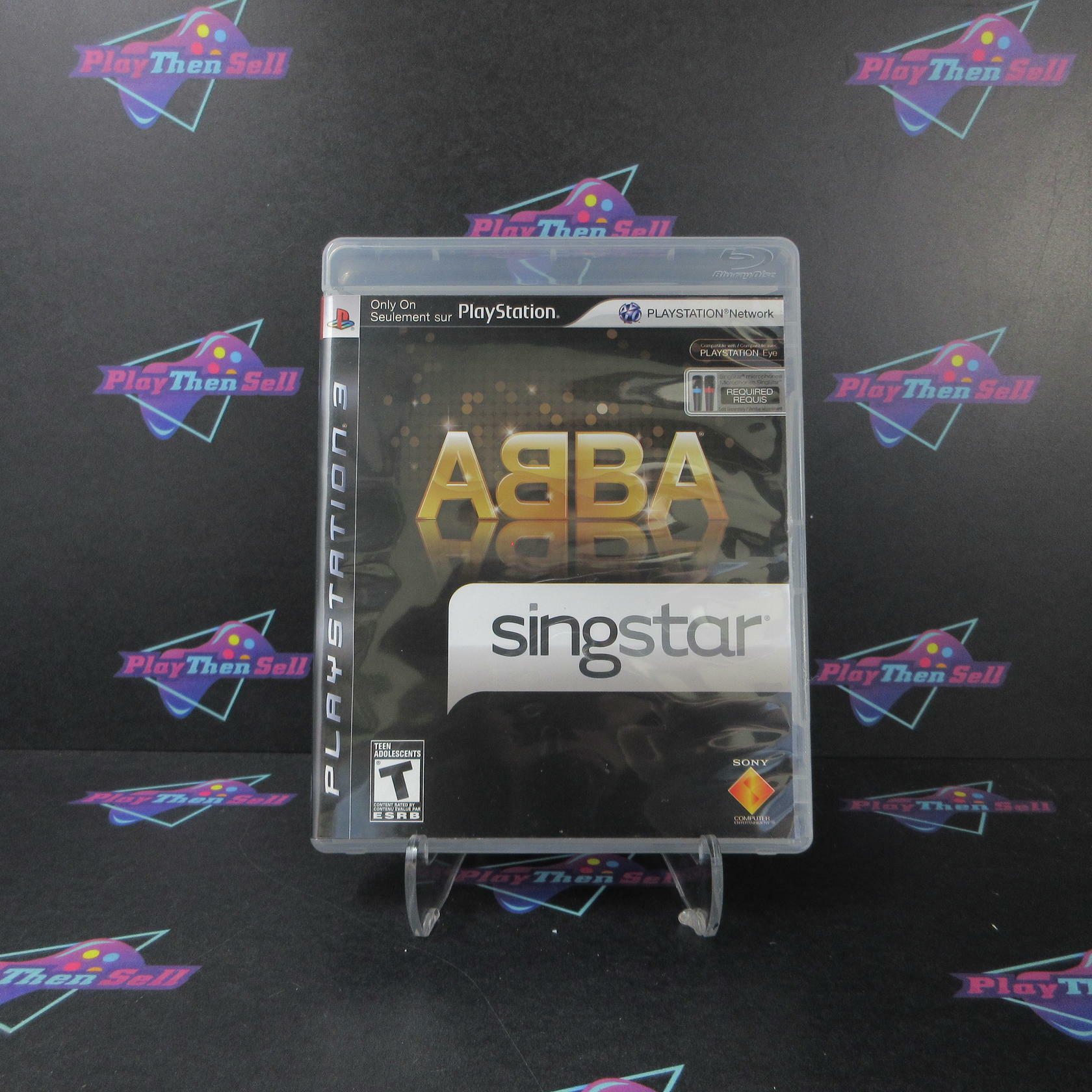 SingStar ABBA PS3 PlayStation 3 Software Only + Reg Card - Like New