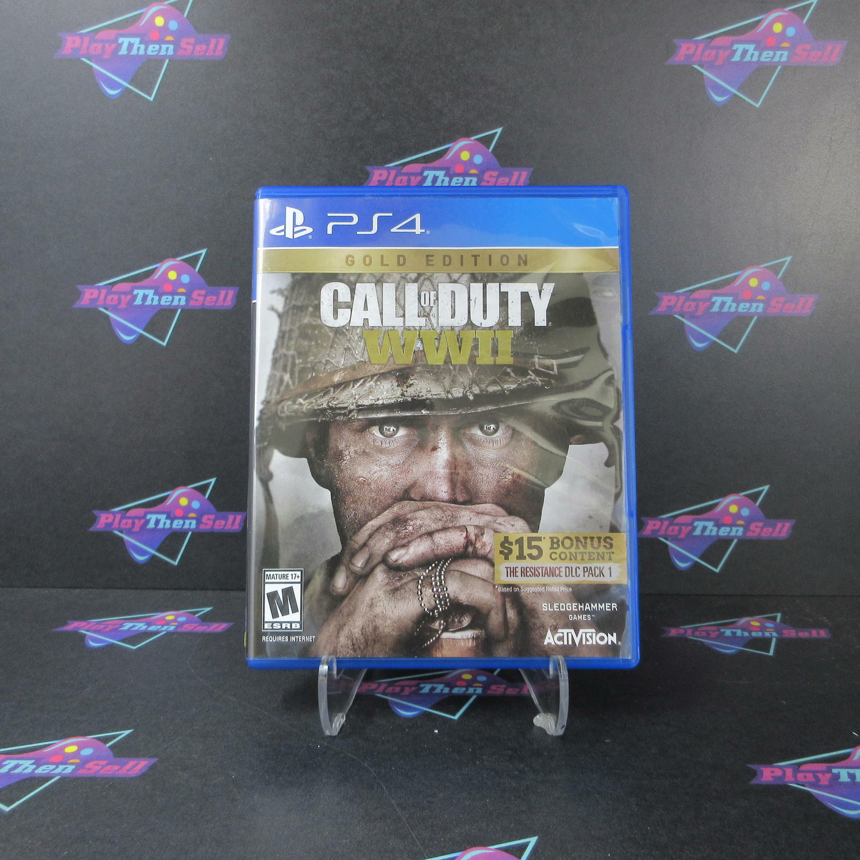 Call of Duty WWII Gold Edition PS4 PlayStation 4 - Like New
