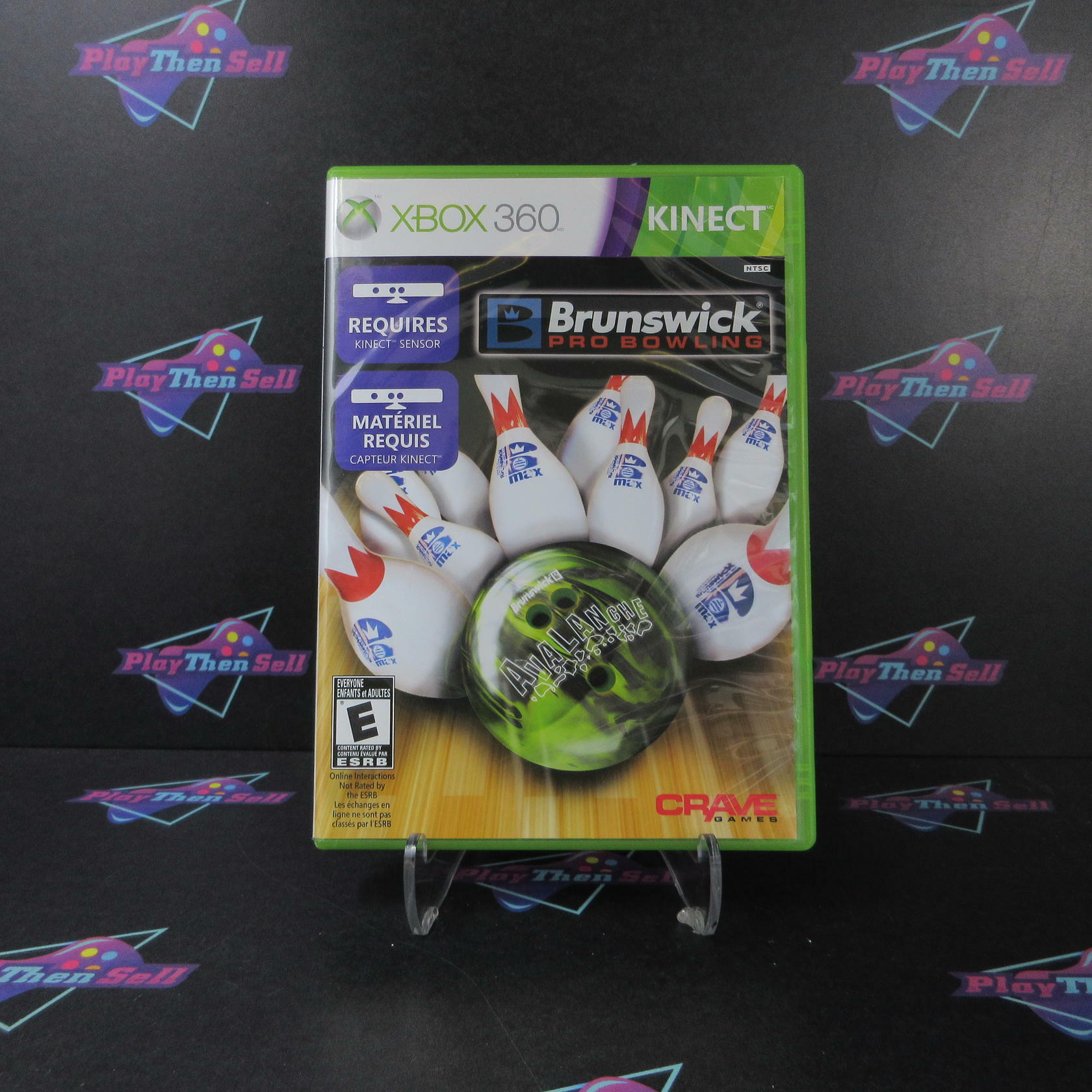 Brunswick Pro Bowling Xbox 360 AD Complete CIB - Very Good