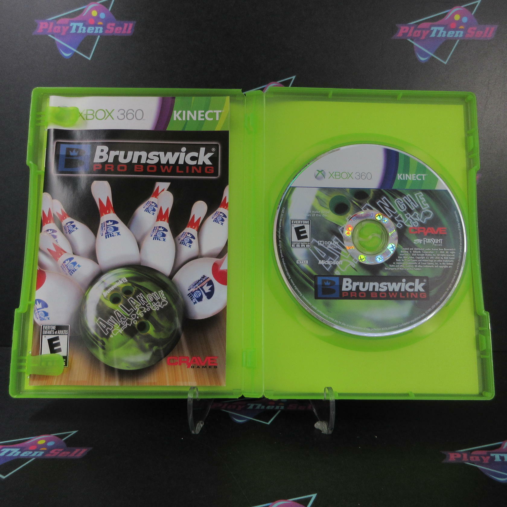 Brunswick Pro Bowling Xbox 360 AD Complete CIB - Very Good